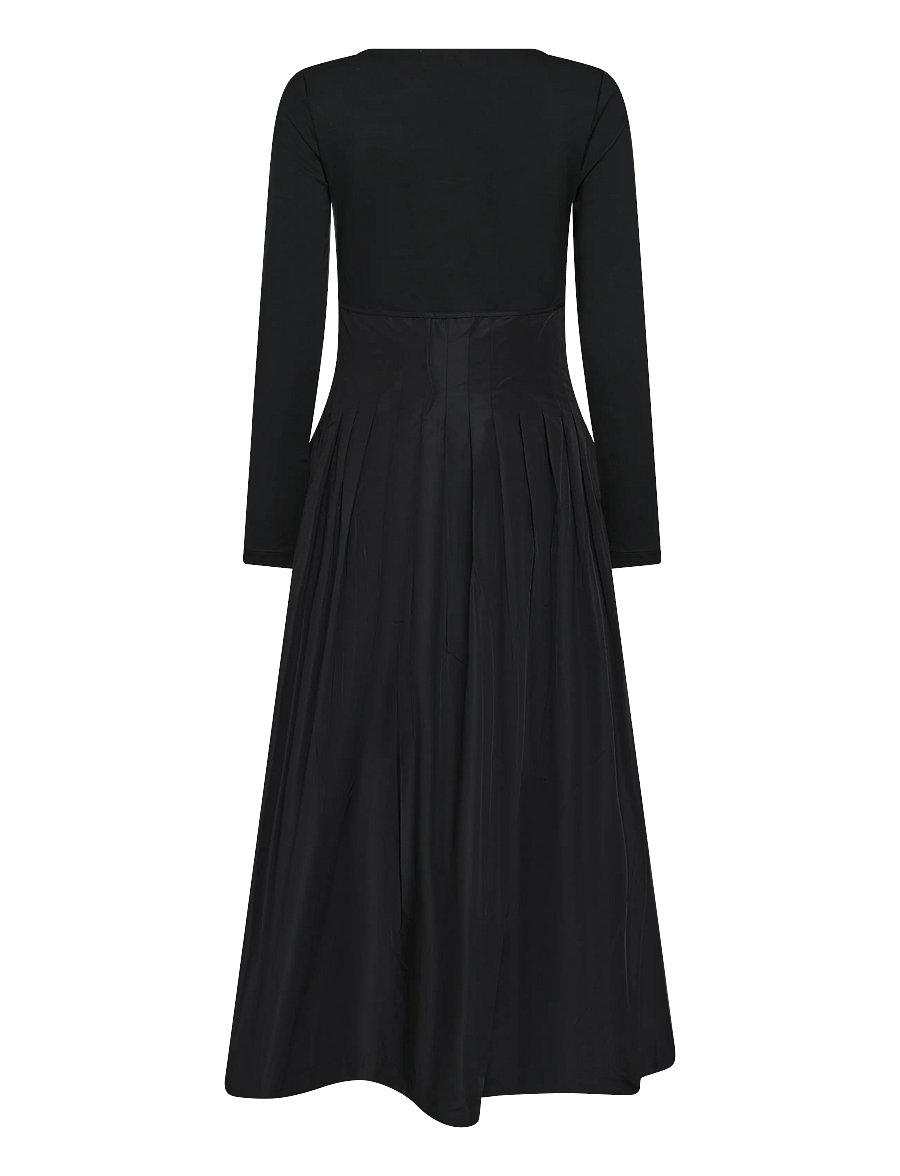 Polo Ralph Lauren - Pleated Empire Dress - midikleidid - polo black - 3