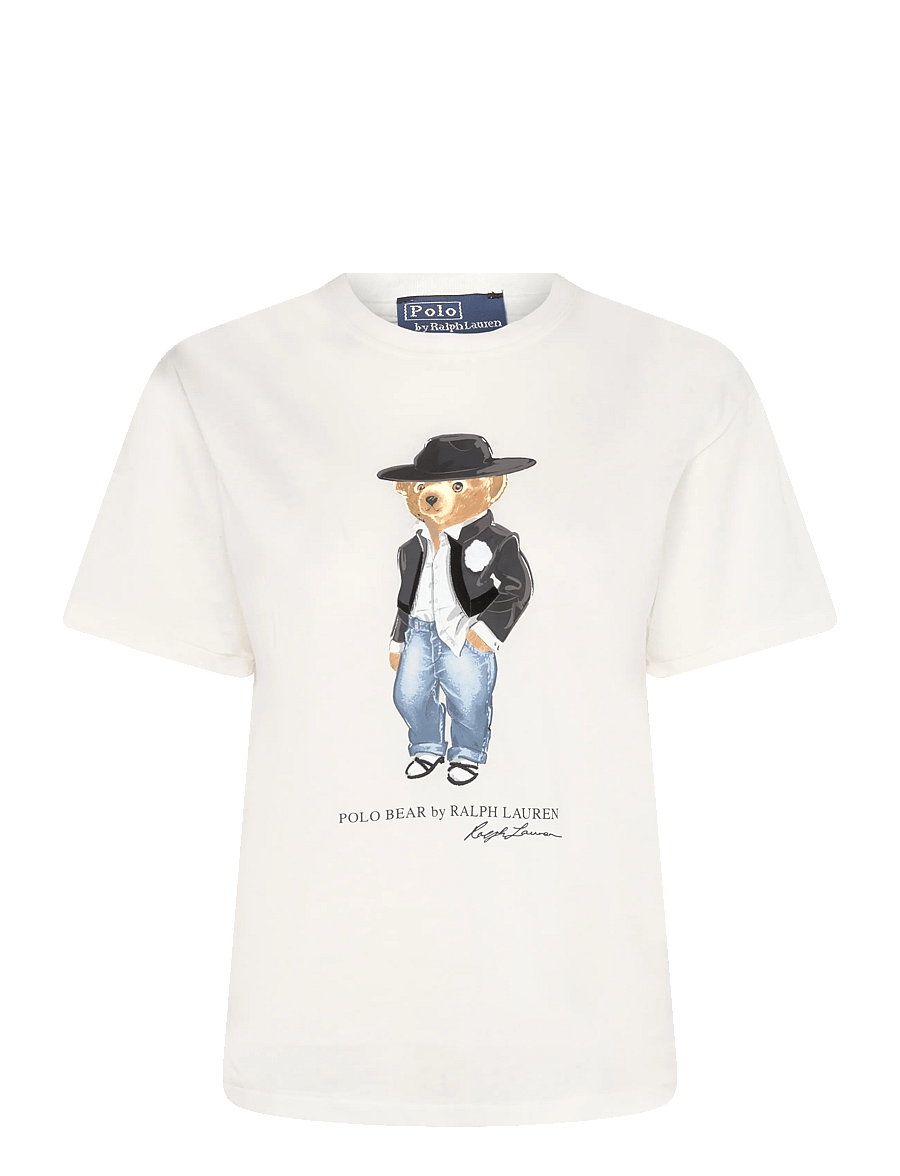 Polo Ralph Lauren - Holiday Polo Bear Cotton Jersey Tee - t-krekli - nevis - 2