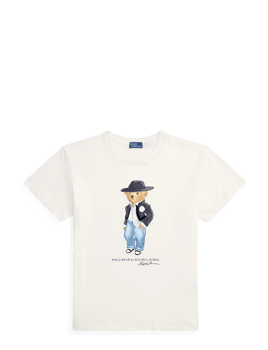 Polo Ralph Lauren - Holiday Polo Bear Cotton Jersey Tee - t-shirts - nevis - 1