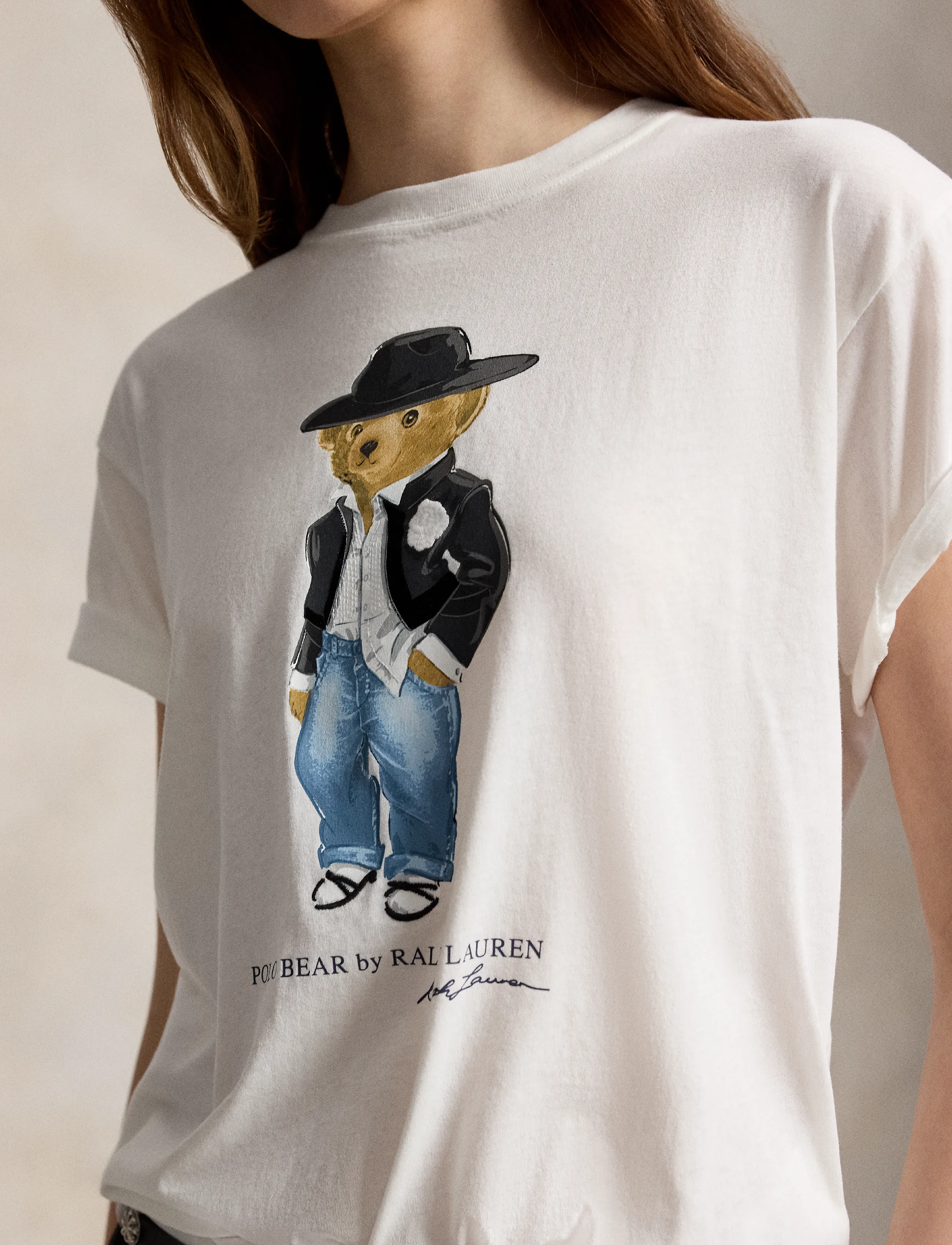 Polo Ralph Lauren - Holiday Polo Bear Cotton Jersey Tee - nevis - 3