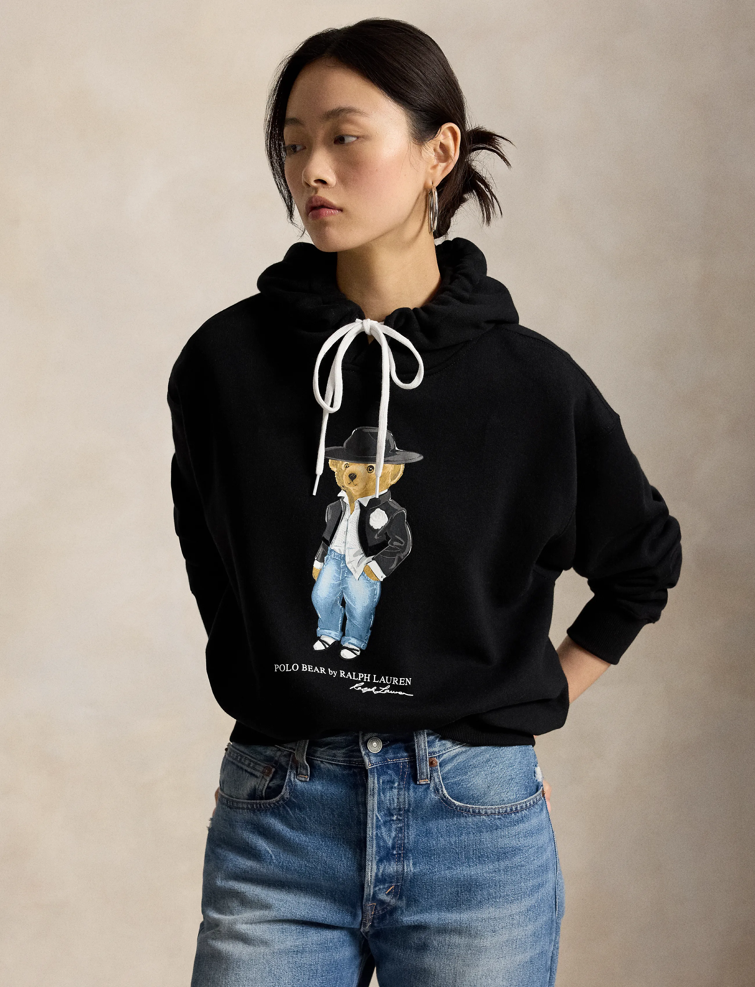 Polo Ralph Lauren Holiday Polo Bear Fleece Hoodie - Ralph Lauren - POLO BLACK / black