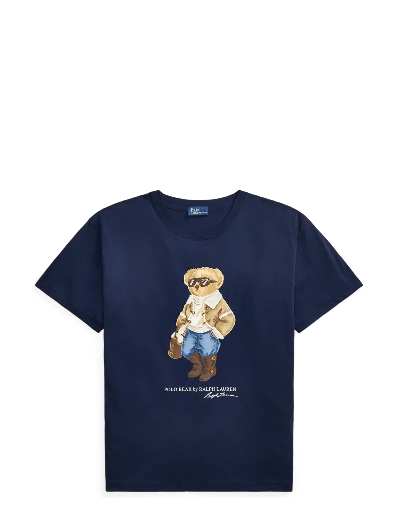 Polo Ralph Lauren - Winter Polo Bear Cotton Jersey Tee - midnight ocean - 1