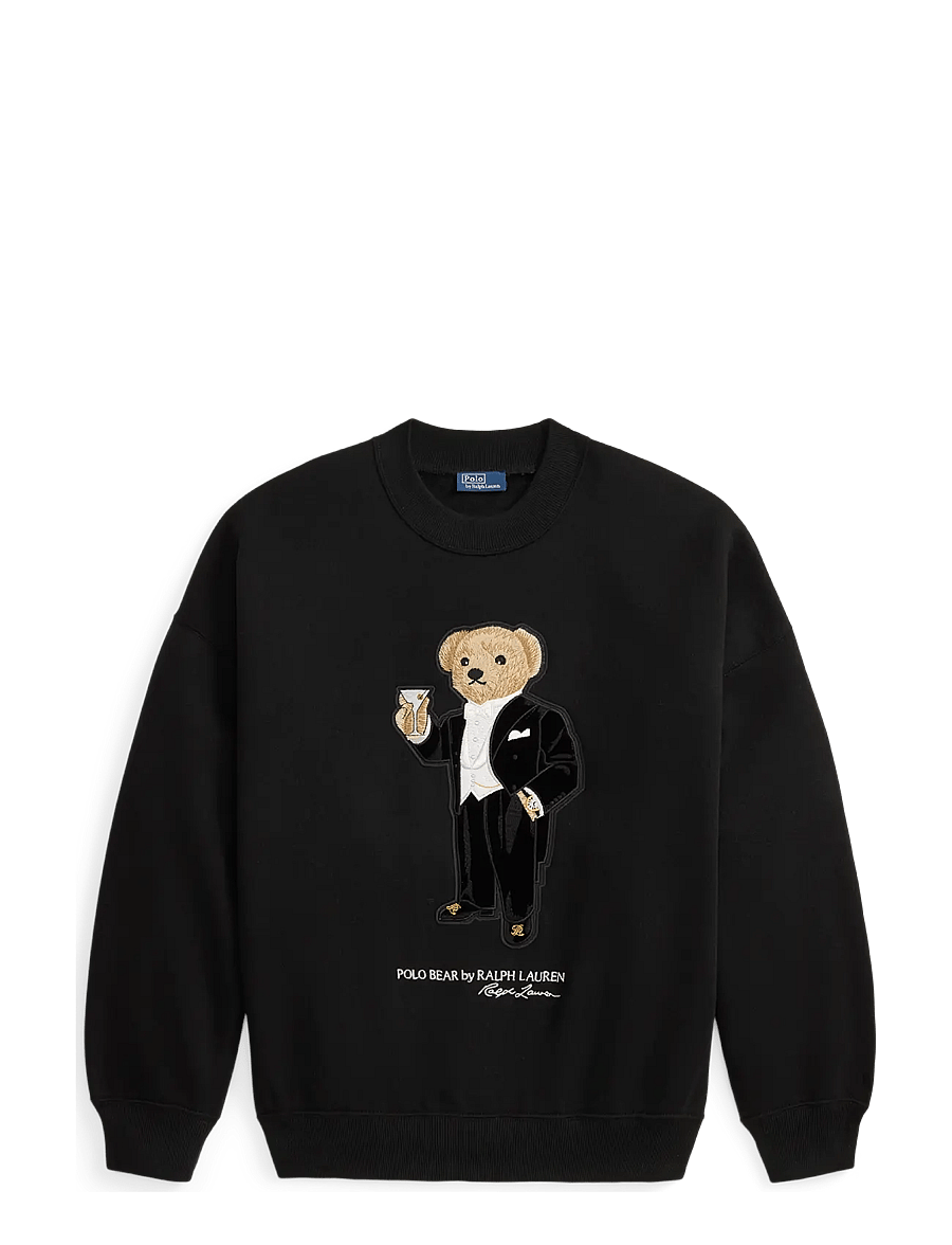 Polo Ralph Lauren - Martini Polo Bear Fleece Crewneck - polo black - 1