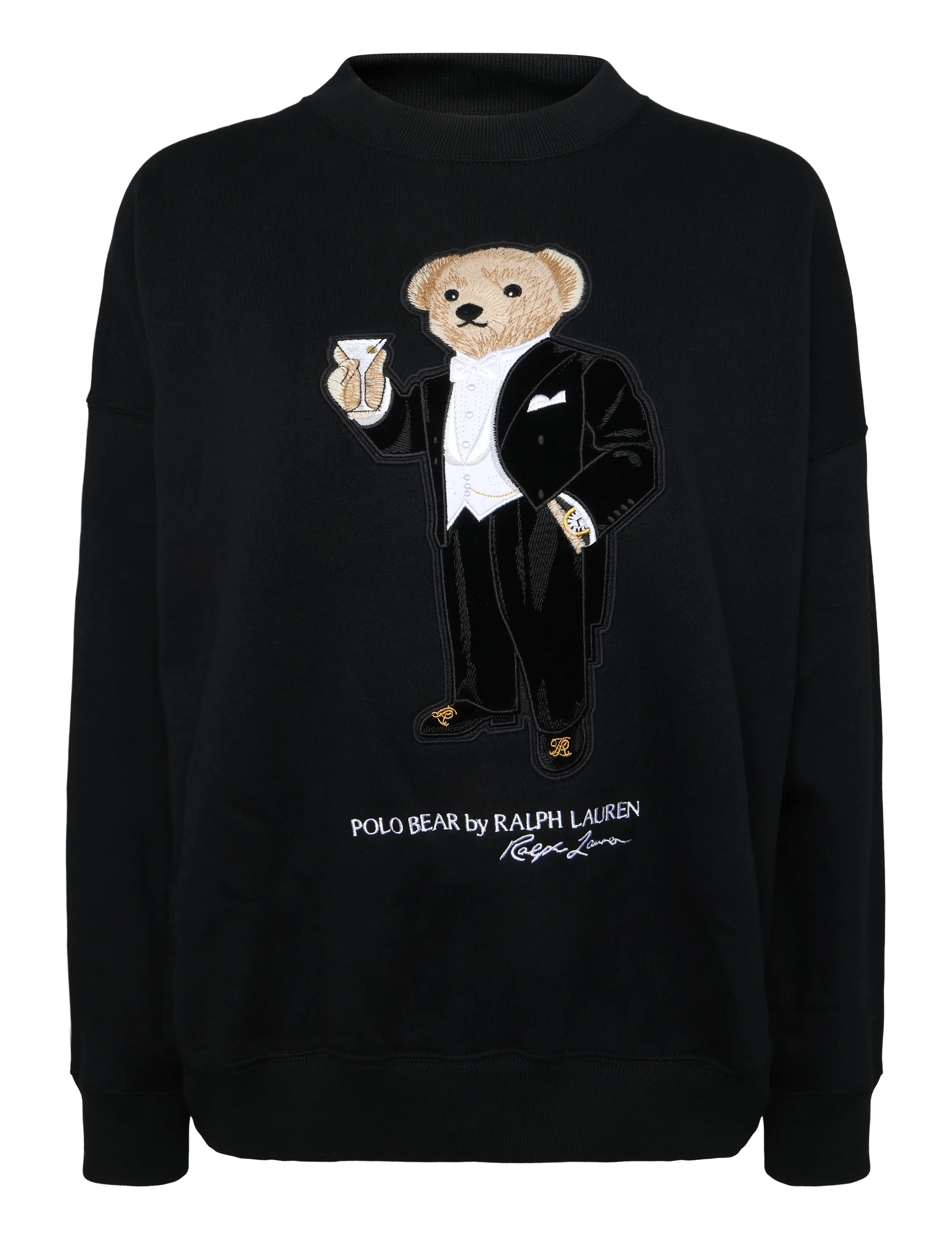 Polo Ralph Lauren - Martini Polo Bear Fleece Crewneck - vardagsstil - polo black - 1