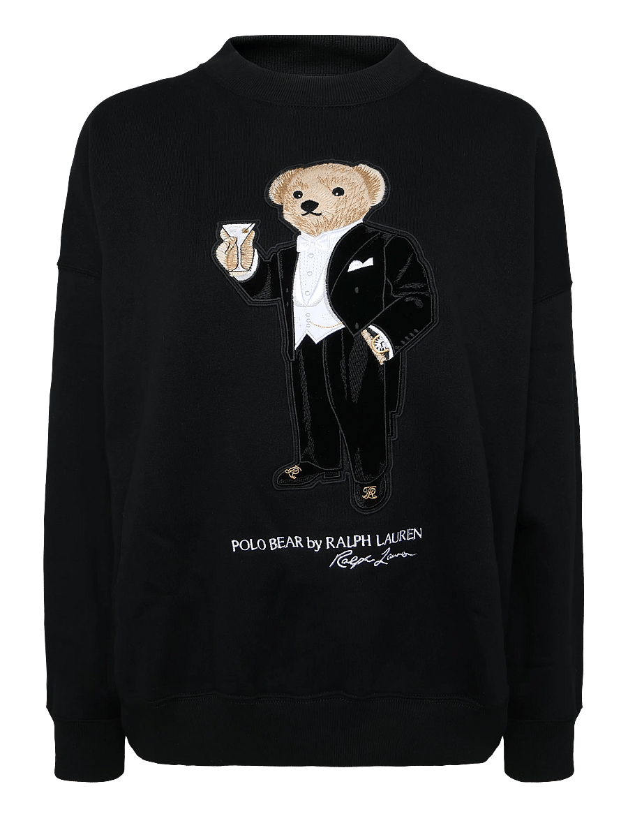 Polo Ralph Lauren - Martini Polo Bear Fleece Crewneck - vardagsstil - polo black - 1
