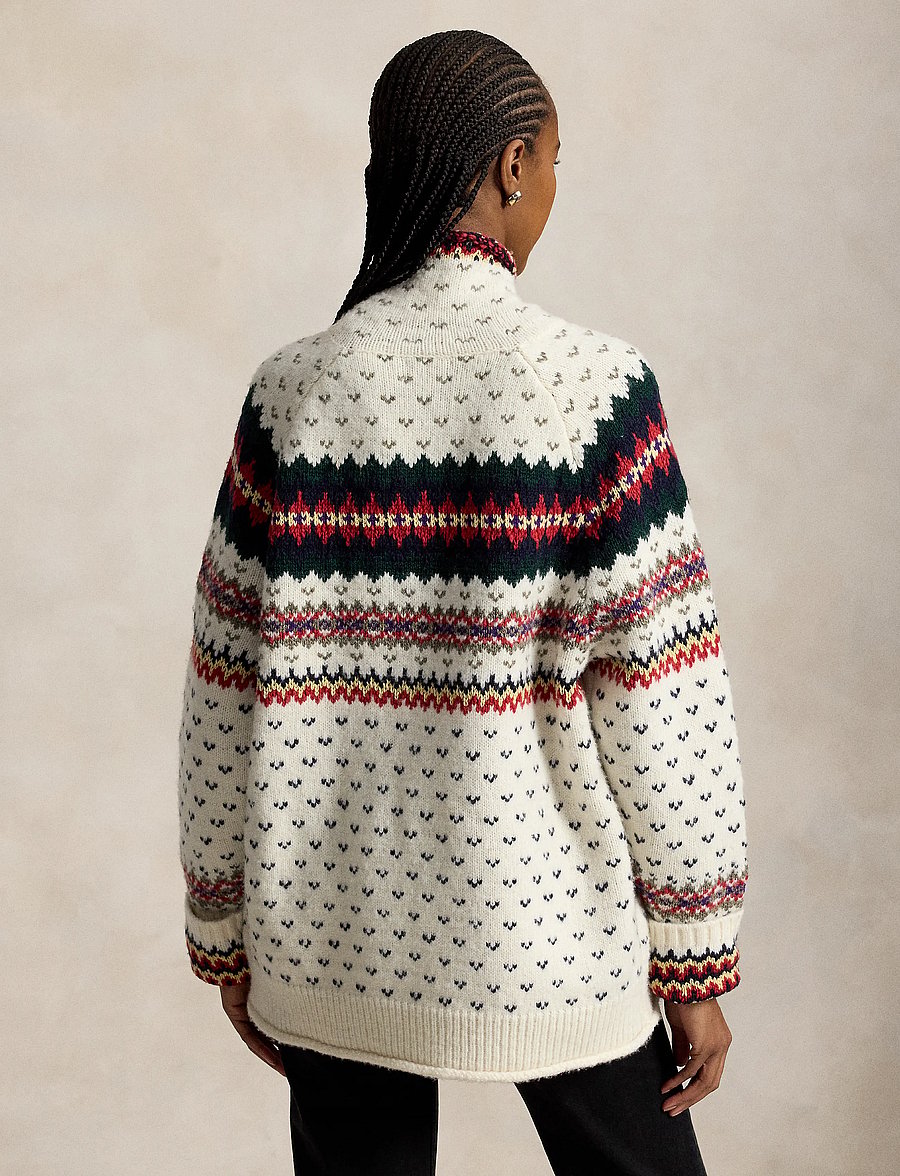 Polo Ralph Lauren - Fair Isle Wool-Blend Turtleneck Sweater - cream multi - 2