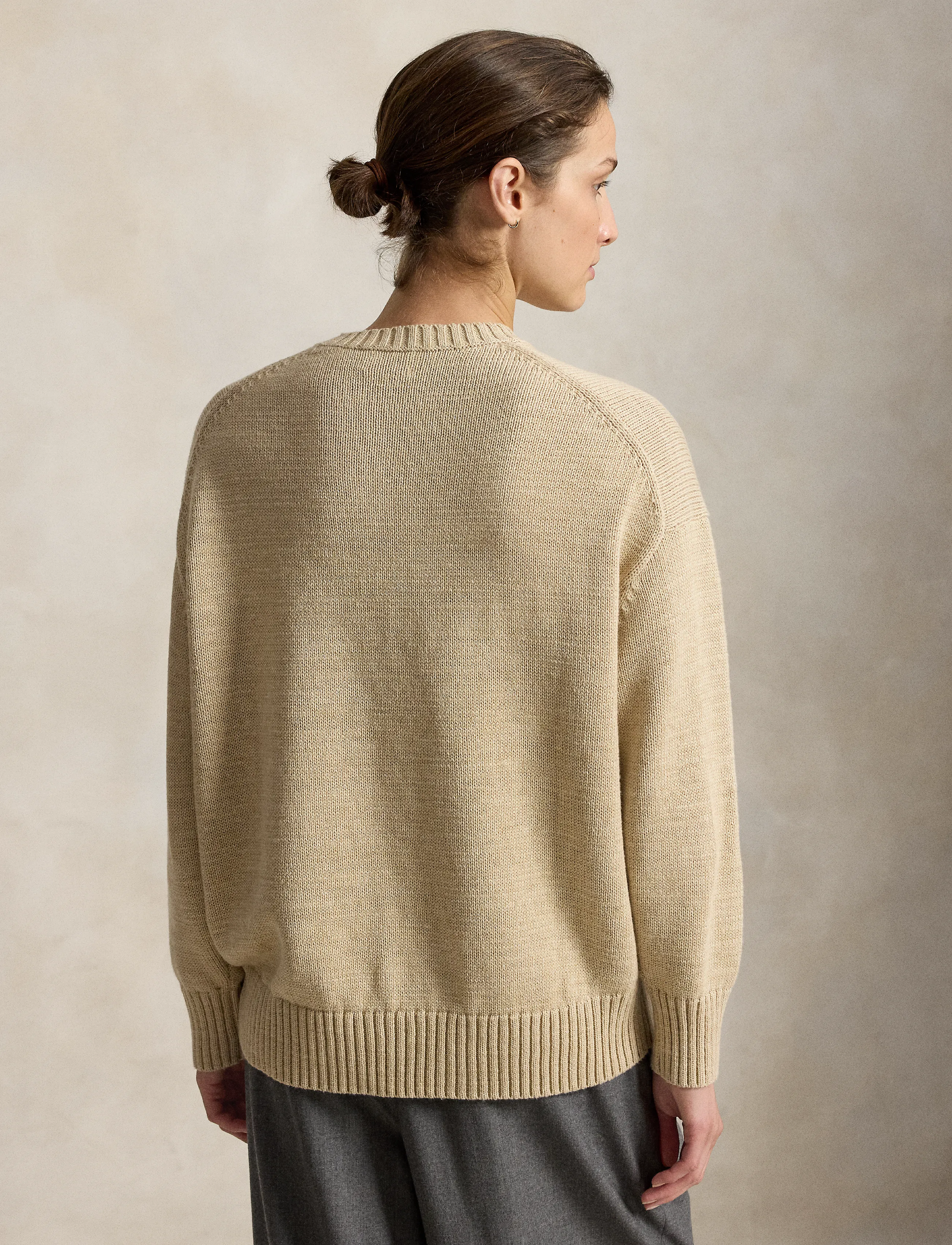 Polo Ralph Lauren - Winter Polo Bear Crewneck Sweater - jumpers - tan multi - 3