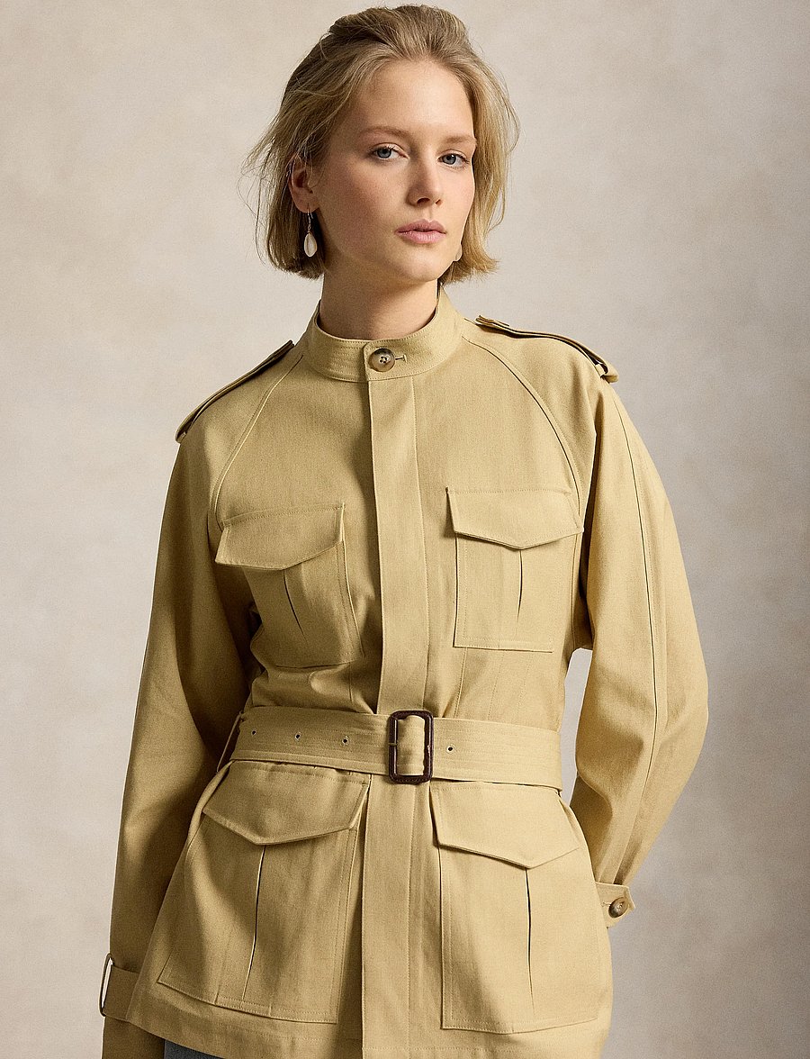 Polo Ralph Lauren - 16/2 HEMP CTTN PW-WVN-JACKET - vestes - classic camel - 4
