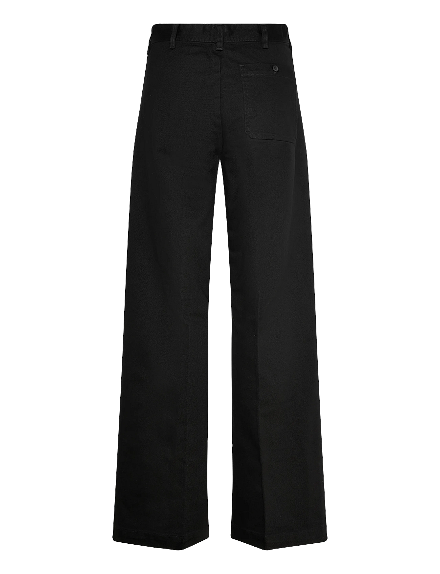 Polo Ralph Lauren - CTN TWILL-WVN-PANTS - Útvíðar buxur - black - 3