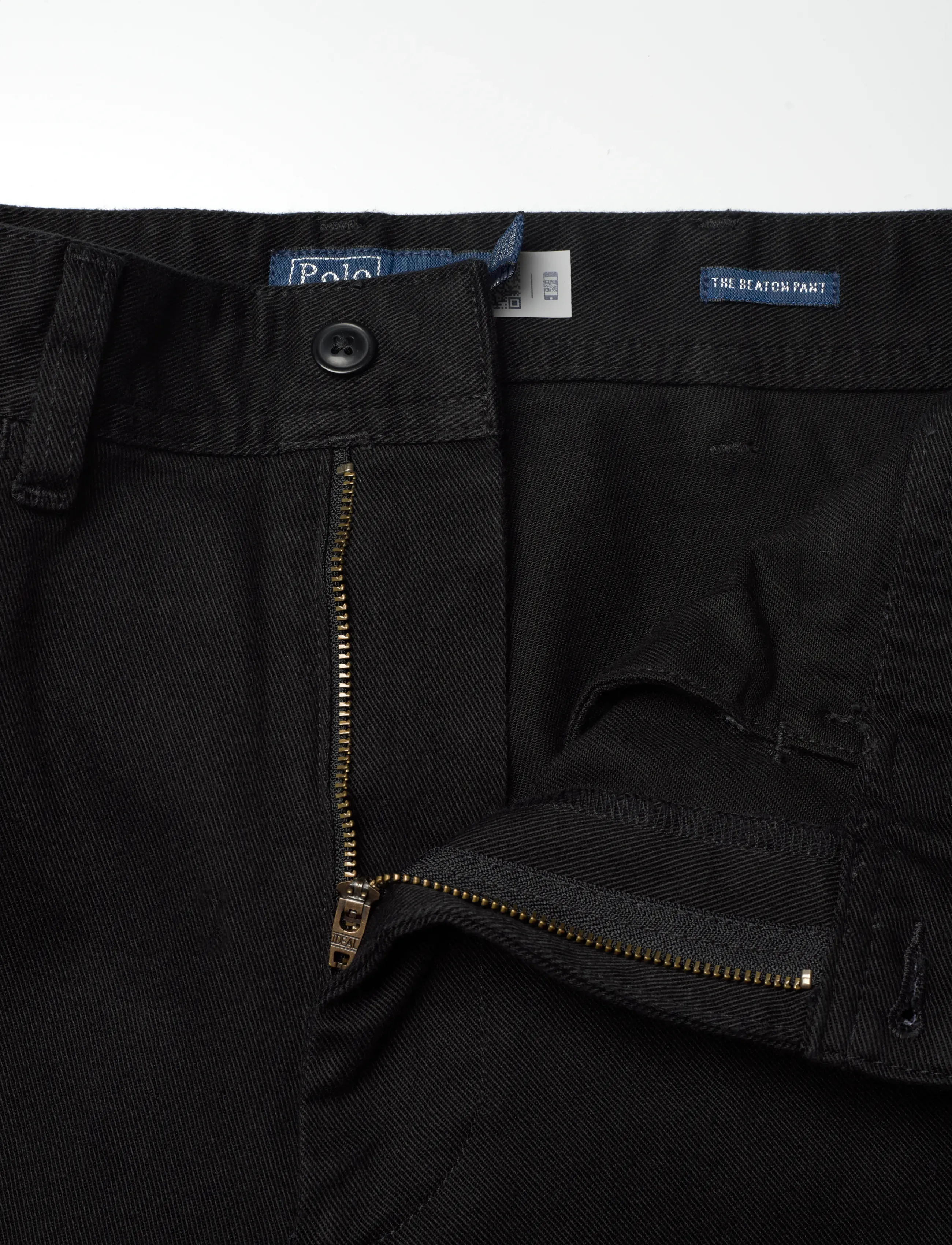 Polo Ralph Lauren - Beaton Stretch-Cotton Pant - utsvängda byxor - black - 5