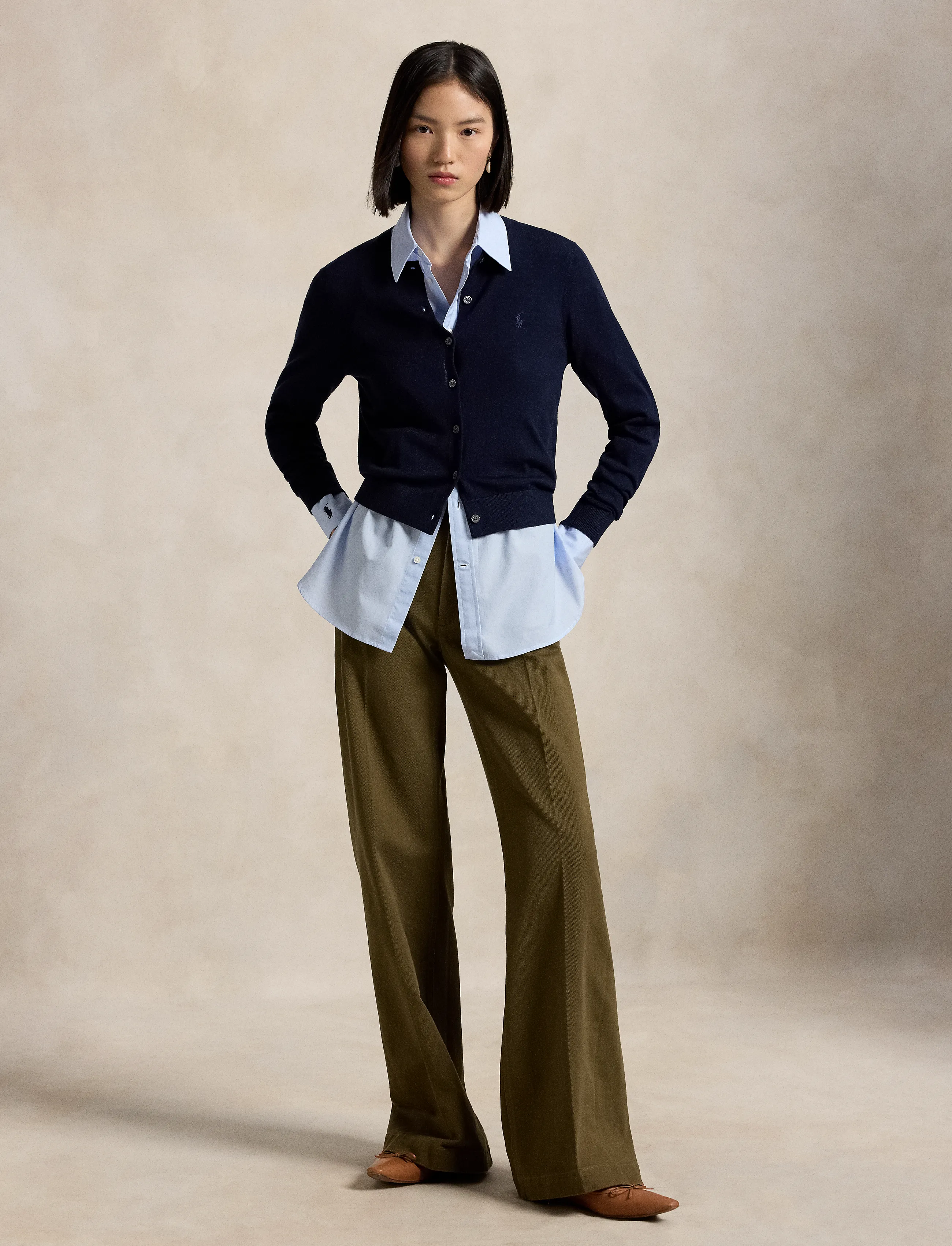 Polo Ralph Lauren Beaton Stretch-Cotton Pant - Byxor - OLIVE / khaki/green