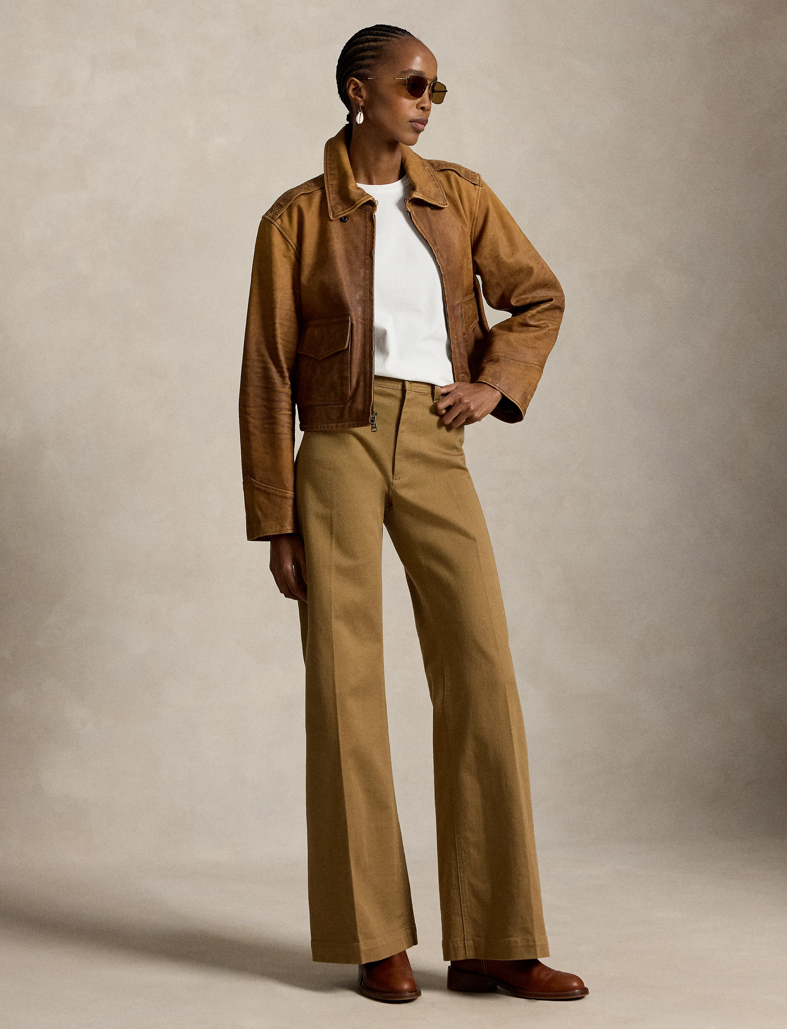Polo Ralph Lauren Beaton Stretch-Cotton Pant - Byxor - TAN / brown