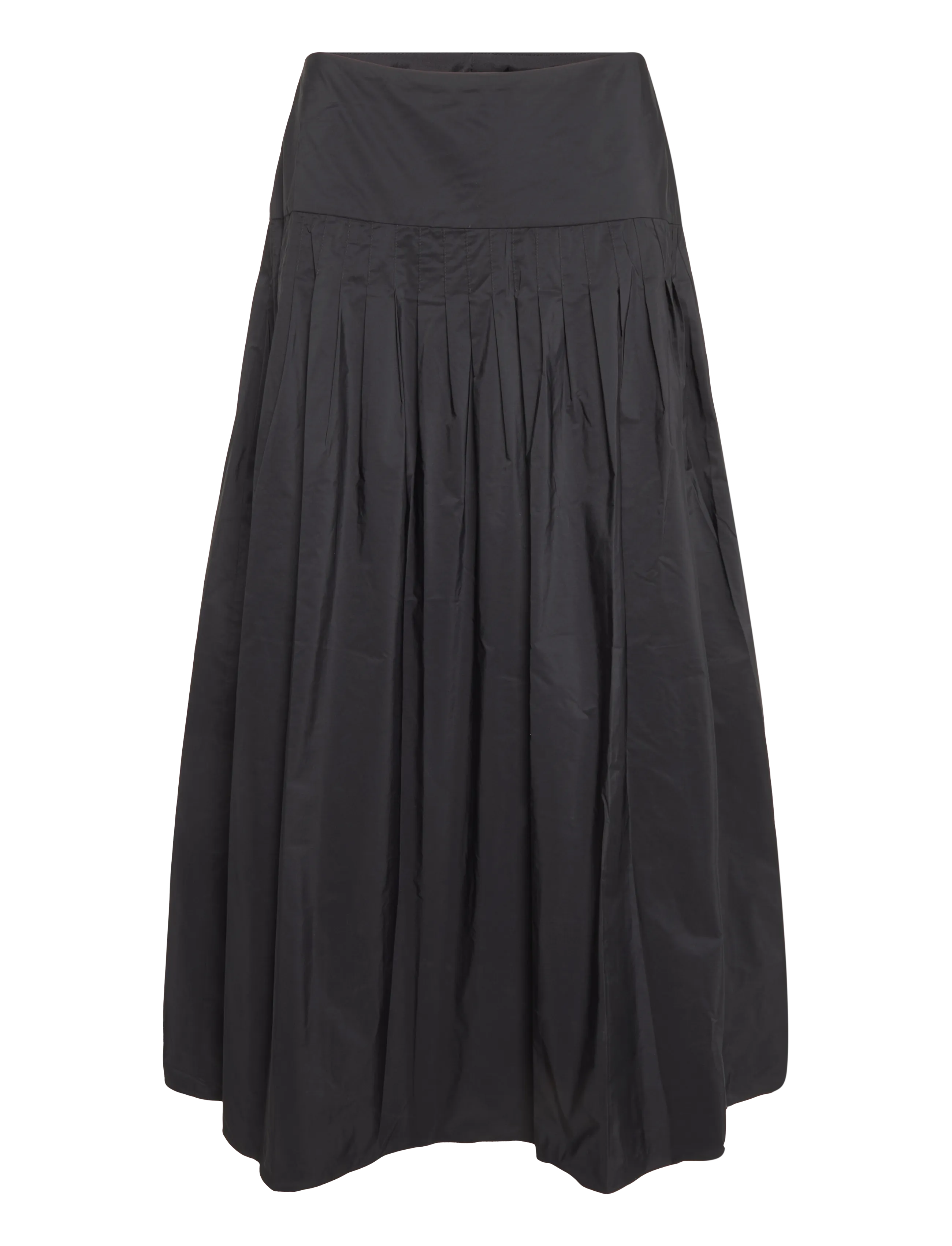 Polo Ralph Lauren Pleated Taffeta Maxi Skirt - Röcke - POLO BLACK / black