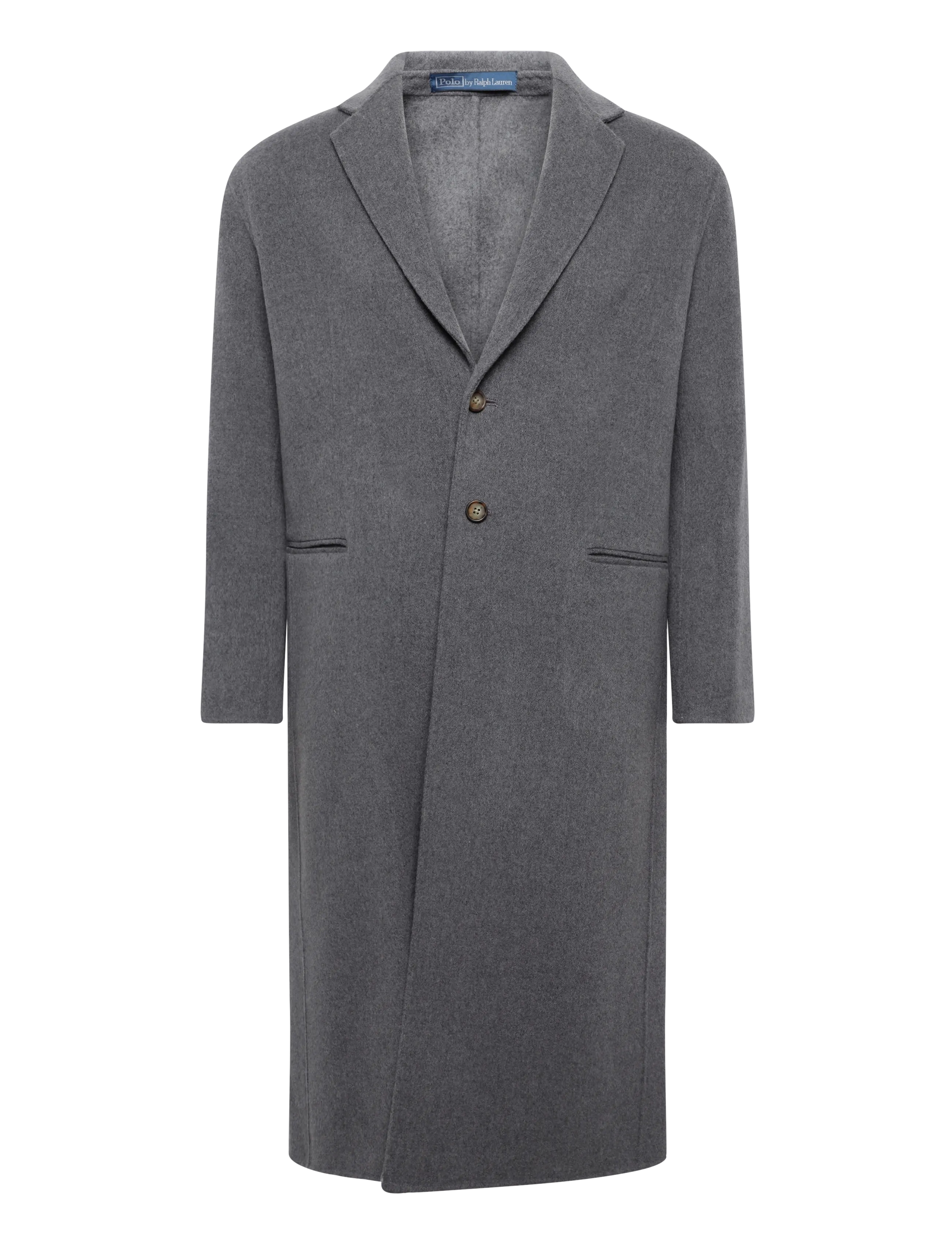 Polo Ralph Lauren 13/31NM WOOL DBL FC-WVN-COAT - Jackor & Kappor - GREY MELANGE / grey