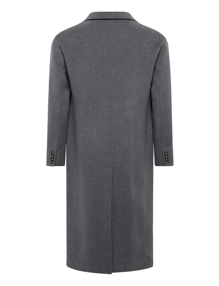 Polo Ralph Lauren - 13/31NM WOOL DBL FC-WVN-COAT - vinterjackor - grey melange - 1