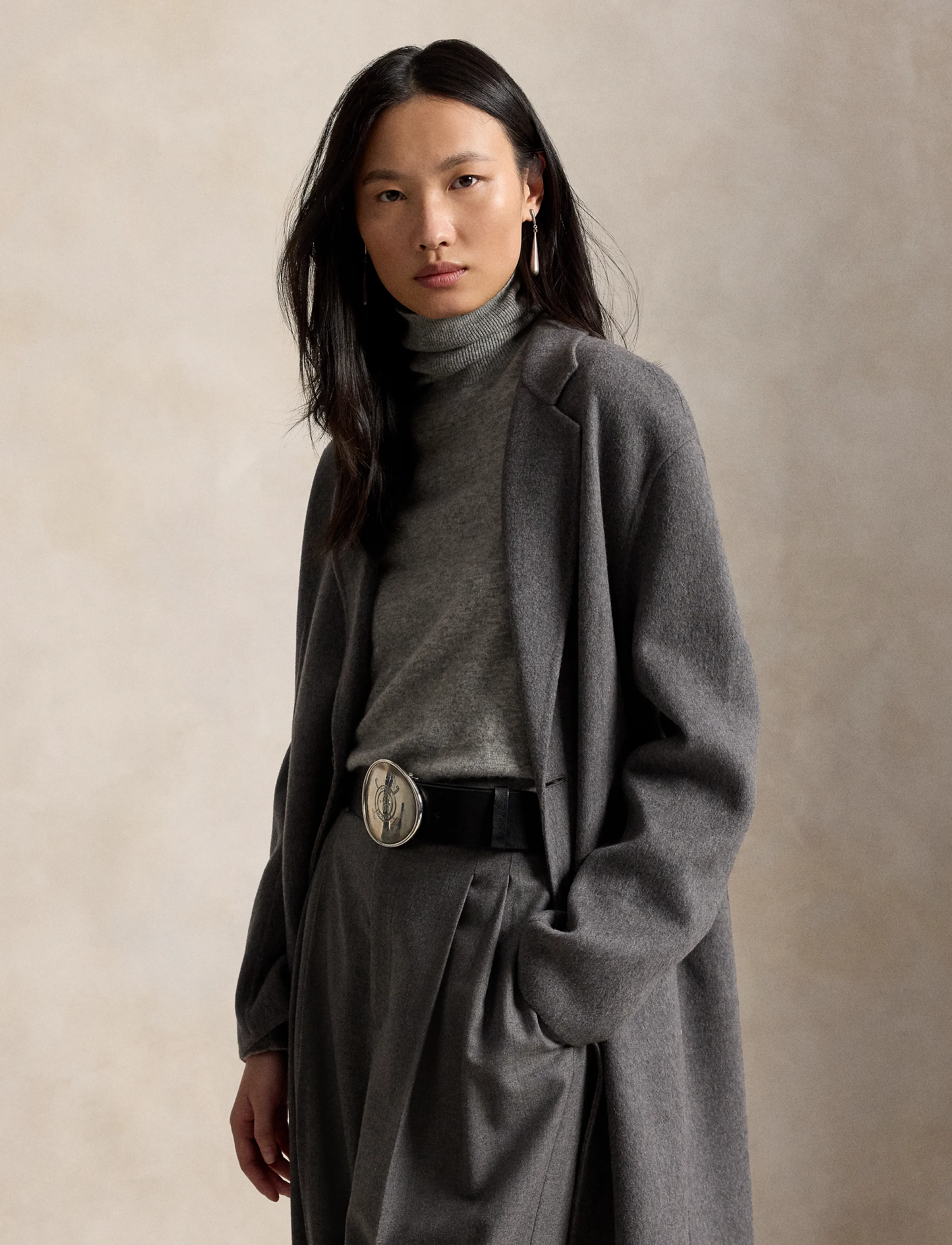 Polo Ralph Lauren Double-Faced Long Wool Coat kappor & rockar dam – bild 4