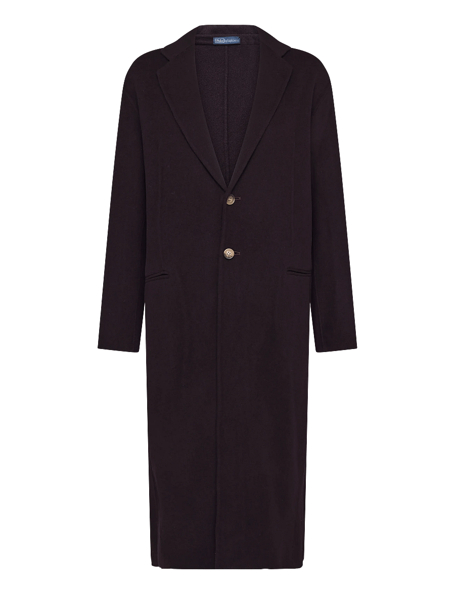 Polo Ralph Lauren - 13/31NM WOOL DBL FC-WVN-COAT - vinterjackor - midnight merlot m - 1