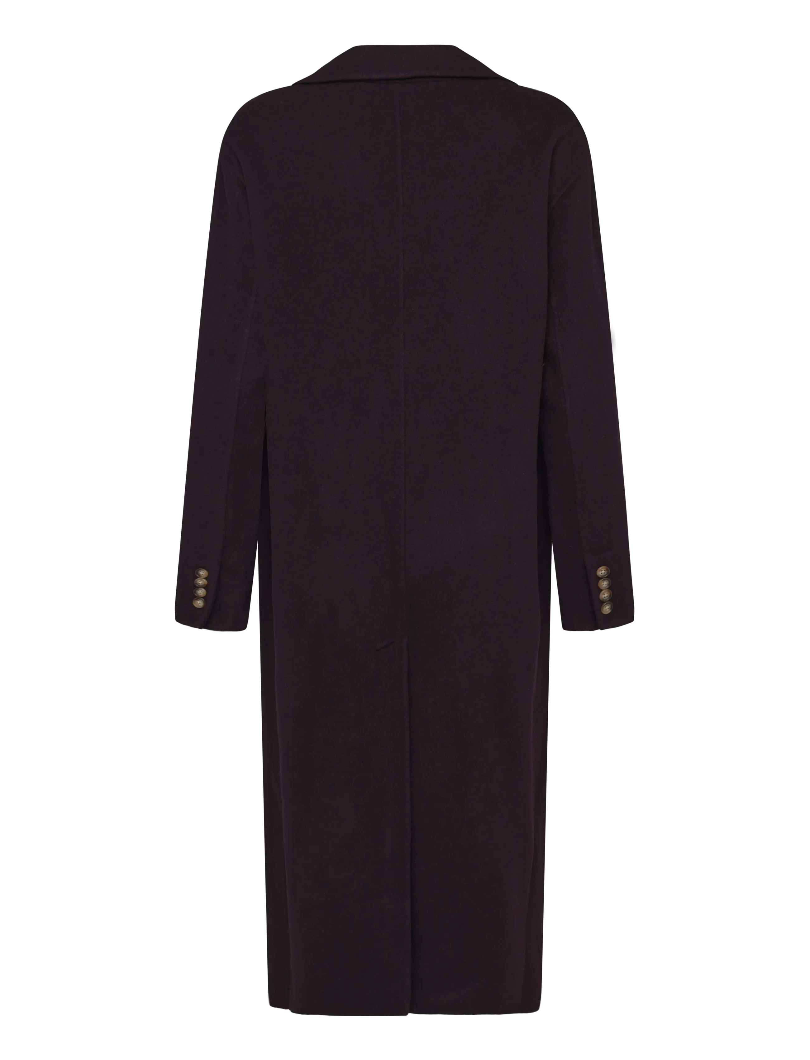 Polo Ralph Lauren - 13/31NM WOOL DBL FC-WVN-COAT - vinterjackor - midnight merlot m - 2