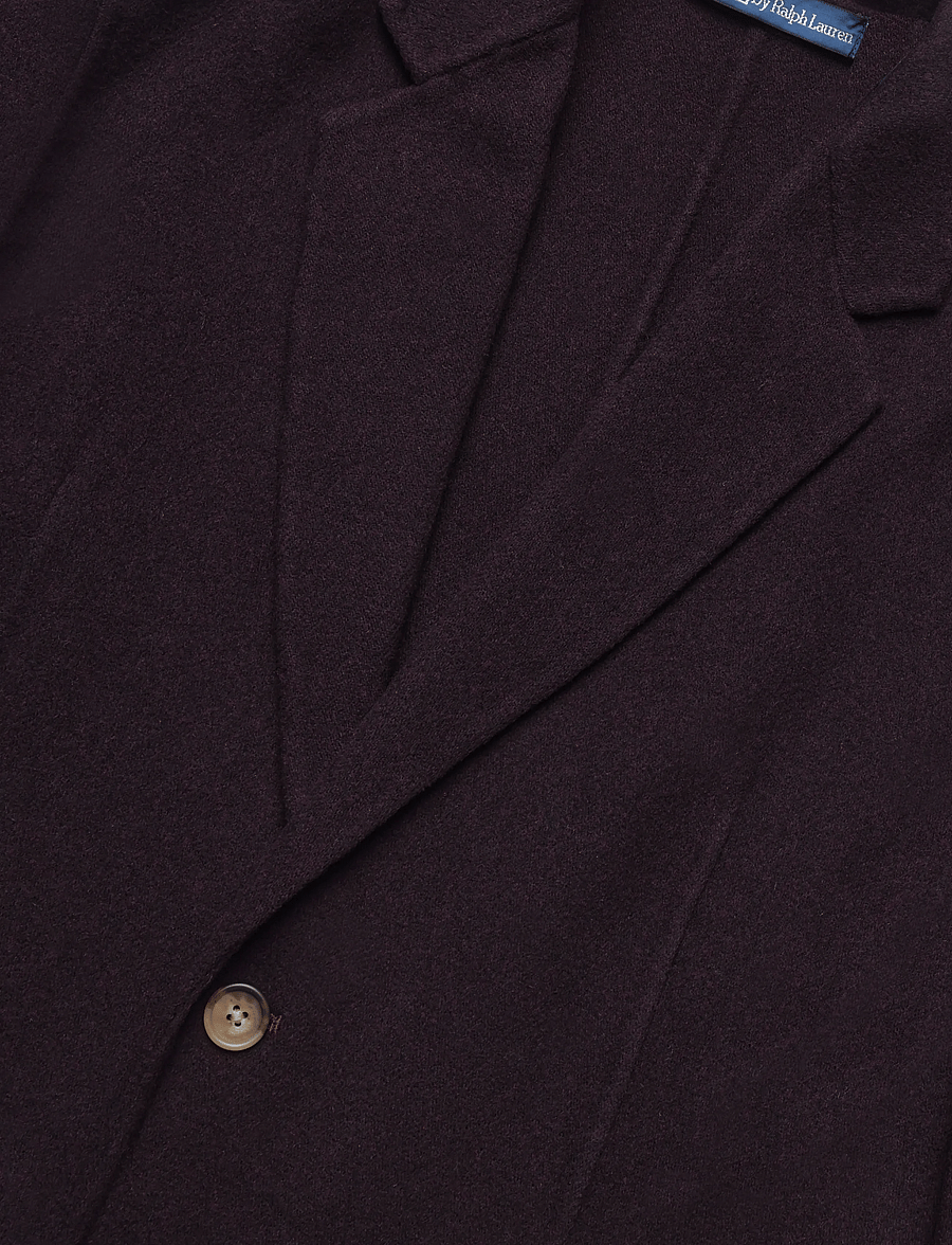Polo Ralph Lauren - 13/31NM WOOL DBL FC-WVN-COAT - vinterjackor - midnight merlot m - 5