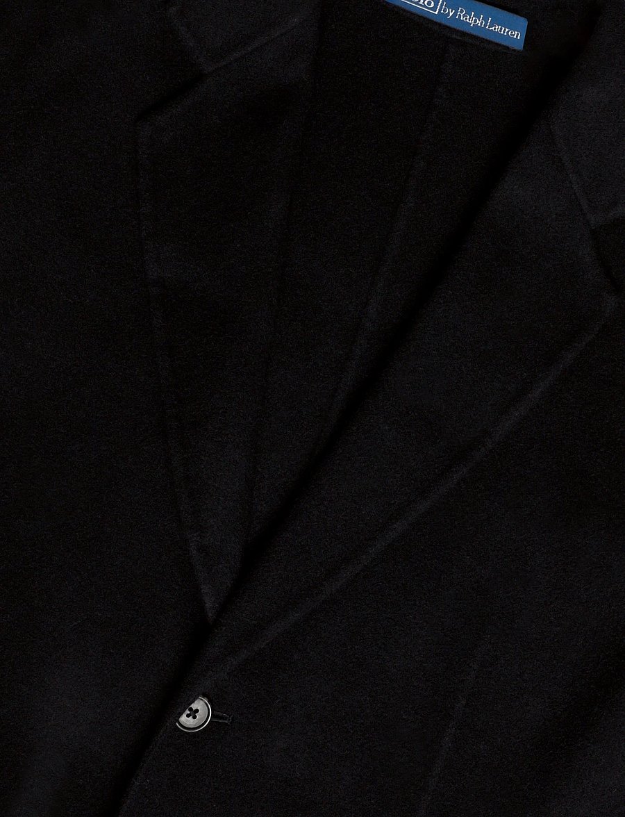 Polo Ralph Lauren - 13/31NM WOOL DBL FC-WVN-COAT - talvejoped - polo black - 2