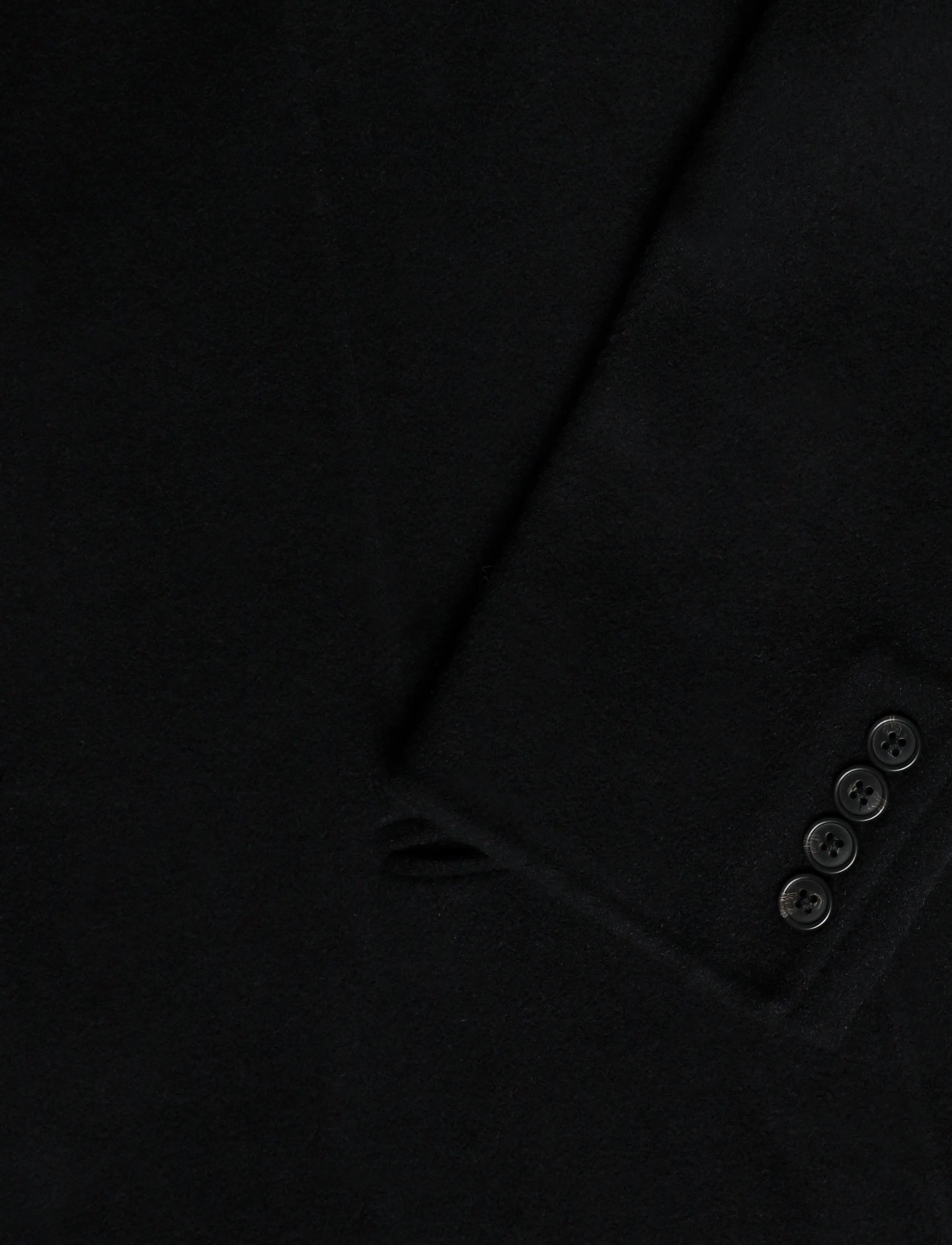 Polo Ralph Lauren - 13/31NM WOOL DBL FC-WVN-COAT - talvejoped - polo black - 3