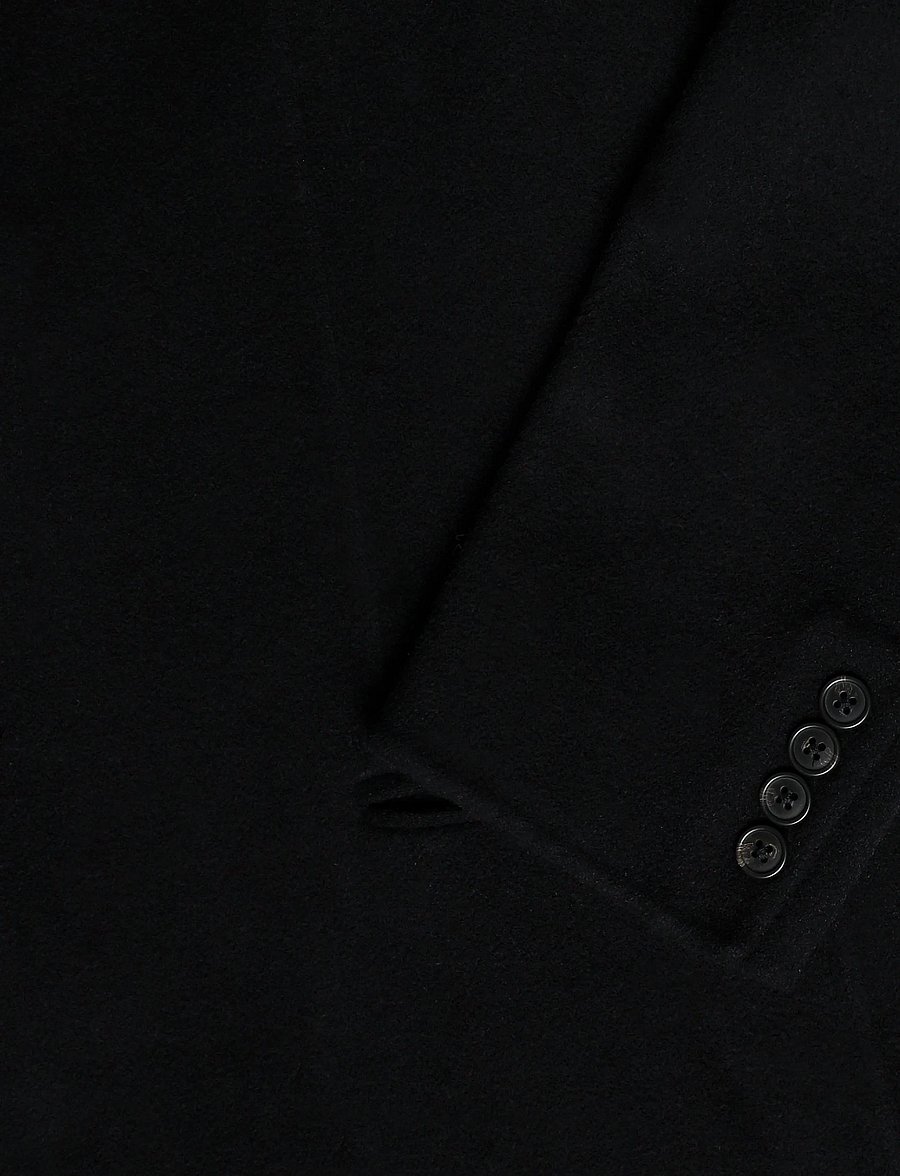 Polo Ralph Lauren - 13/31NM WOOL DBL FC-WVN-COAT - talvejoped - polo black - 3