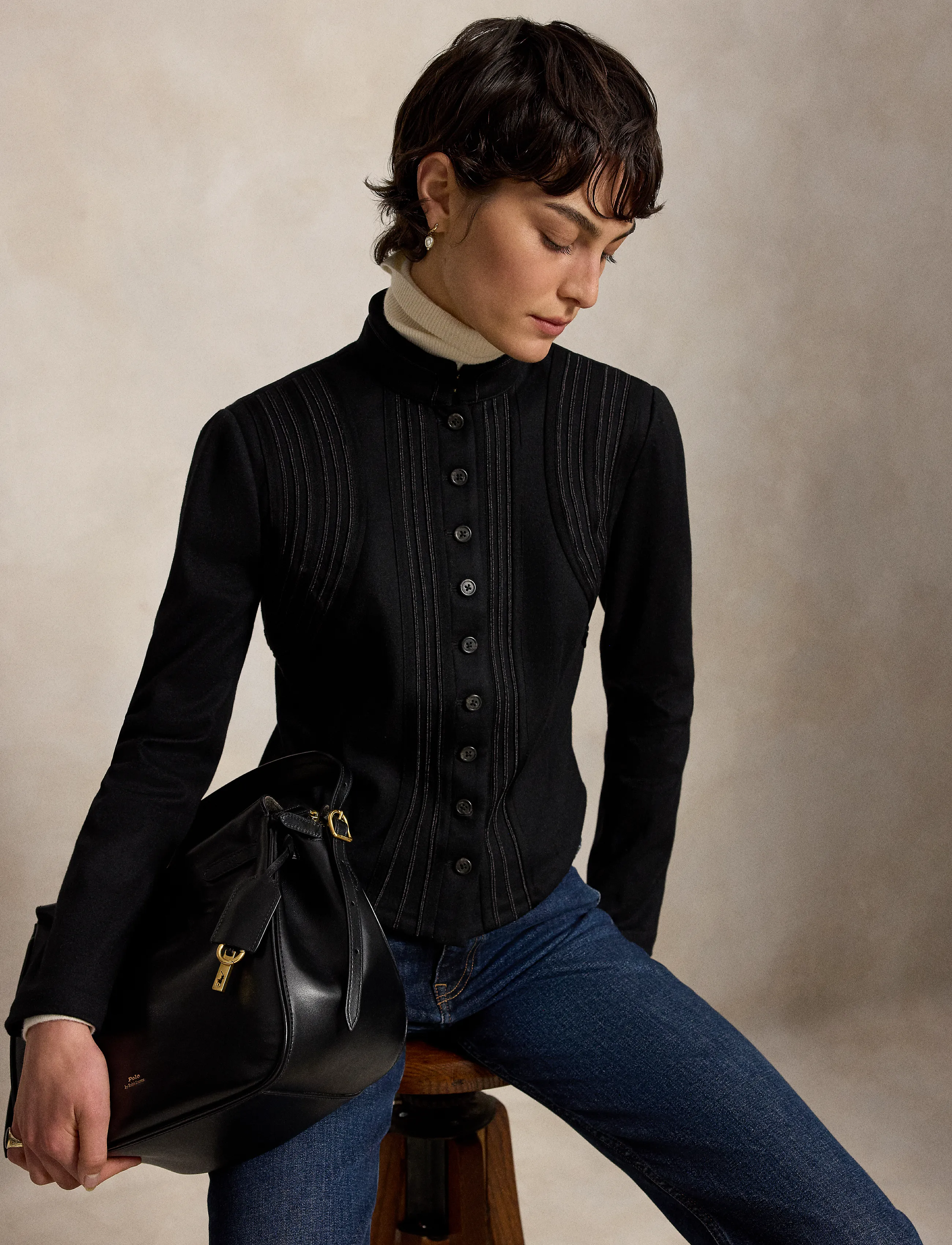 Polo Ralph Lauren Stand-Collar Jacket - Fashion Trends - POLO BLACK / black