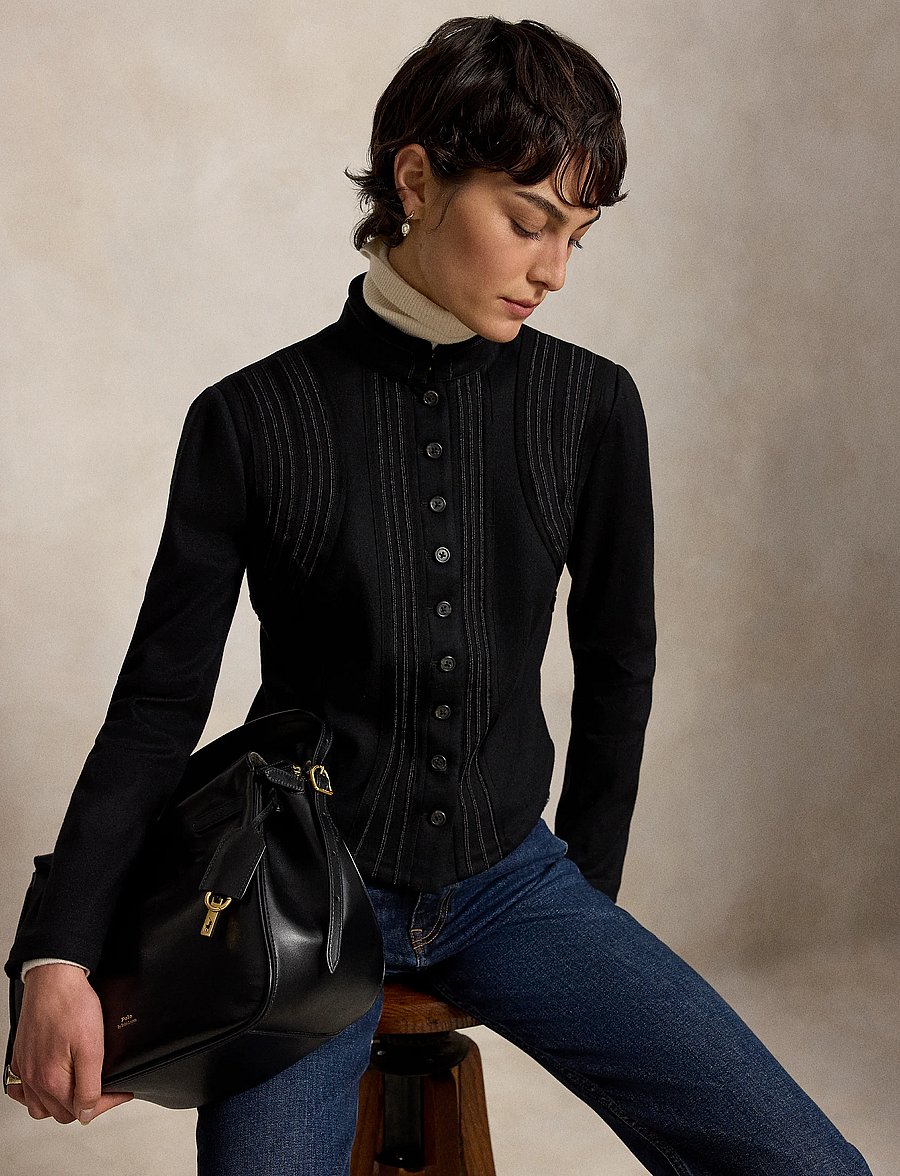 Polo Ralph Lauren - Stand-Collar Jacket - wool jackets - polo black - 1
