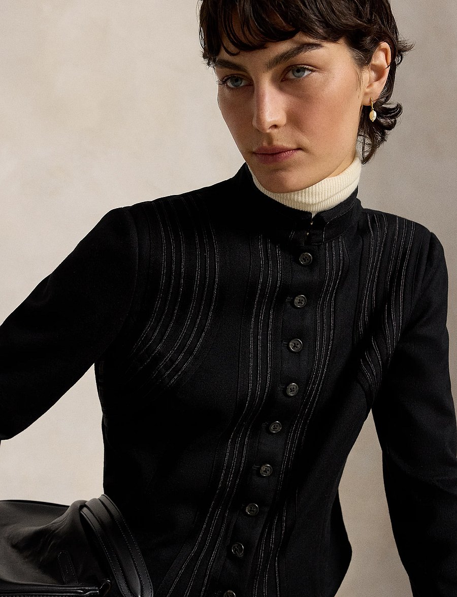 Polo Ralph Lauren - Stand-Collar Jacket - wool jackets - polo black - 5