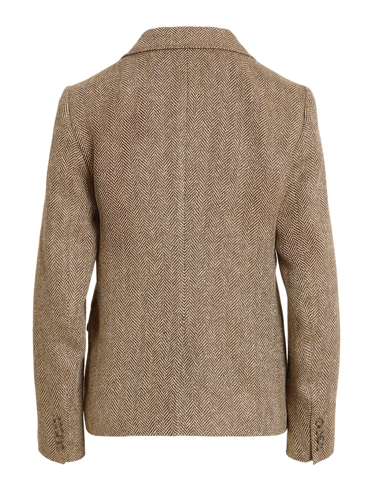 Polo Ralph Lauren - Single-Breasted Herringbone Blazer - brown/cream herri - 1