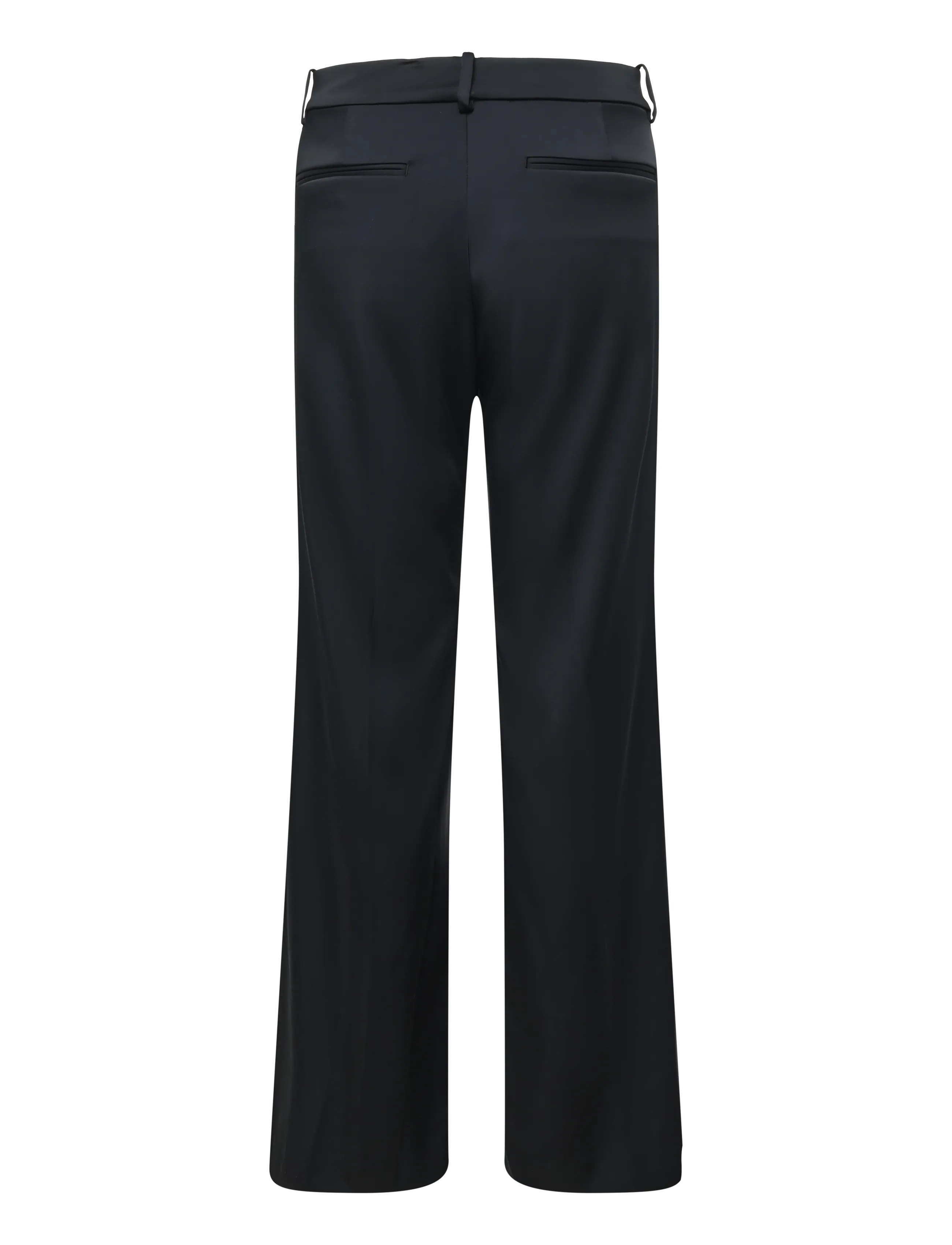 Polo Ralph Lauren - Low-Rise Satin Kick-Flare Pant - utsvängda byxor - polo black - 2