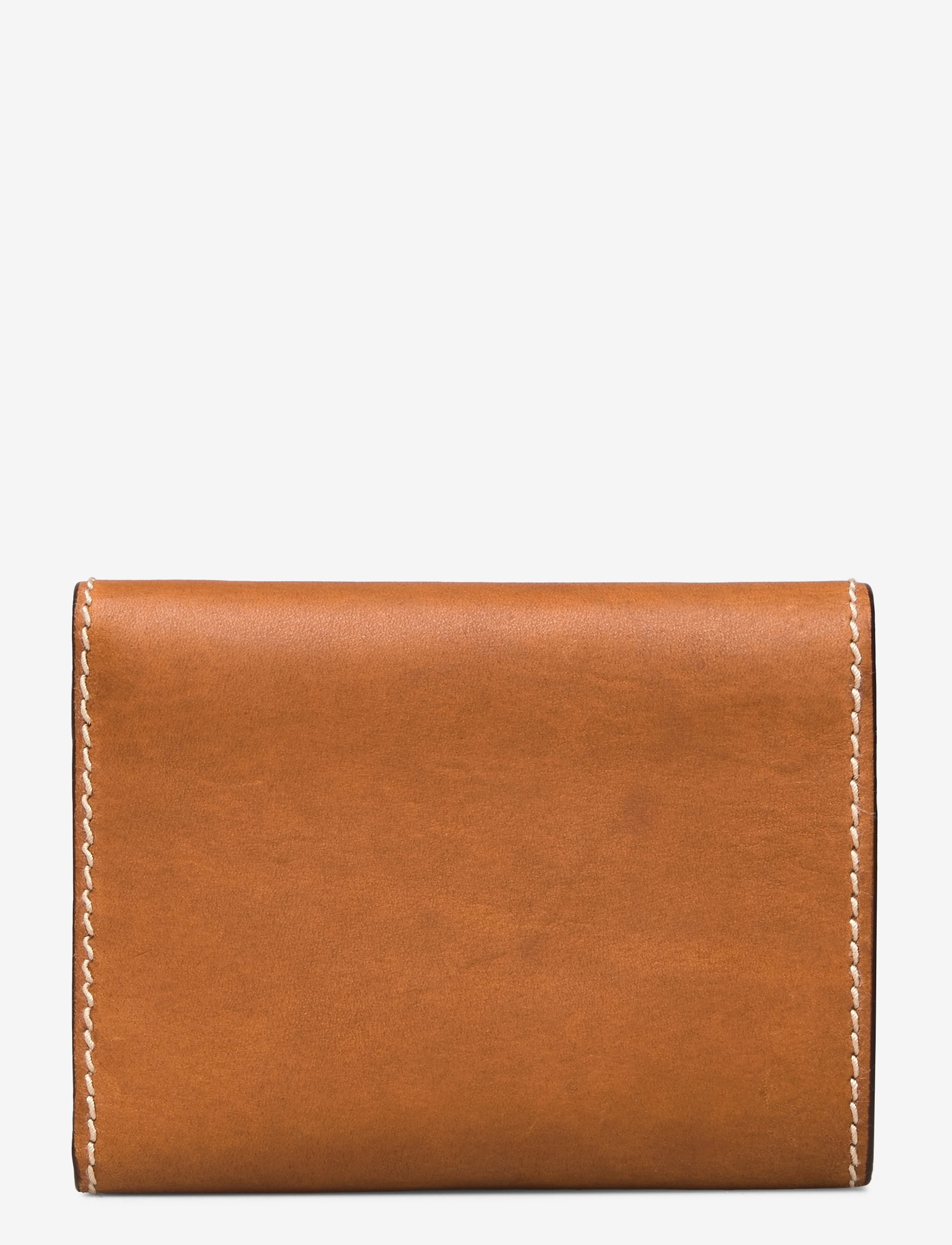 Polo Ralph Lauren - Tartan Wool Compact Wallet - cuoio - 1