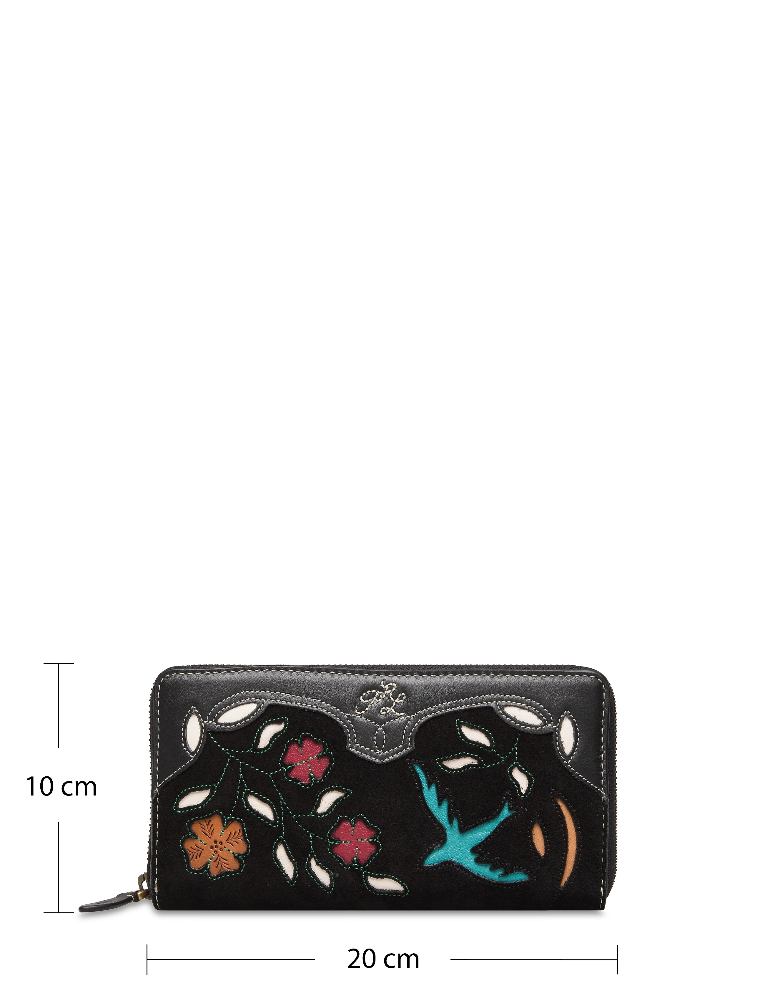 Polo Ralph Lauren - INLAY LEATHER-LONG ZIP WLT-WLT-SMA - black multi - 5