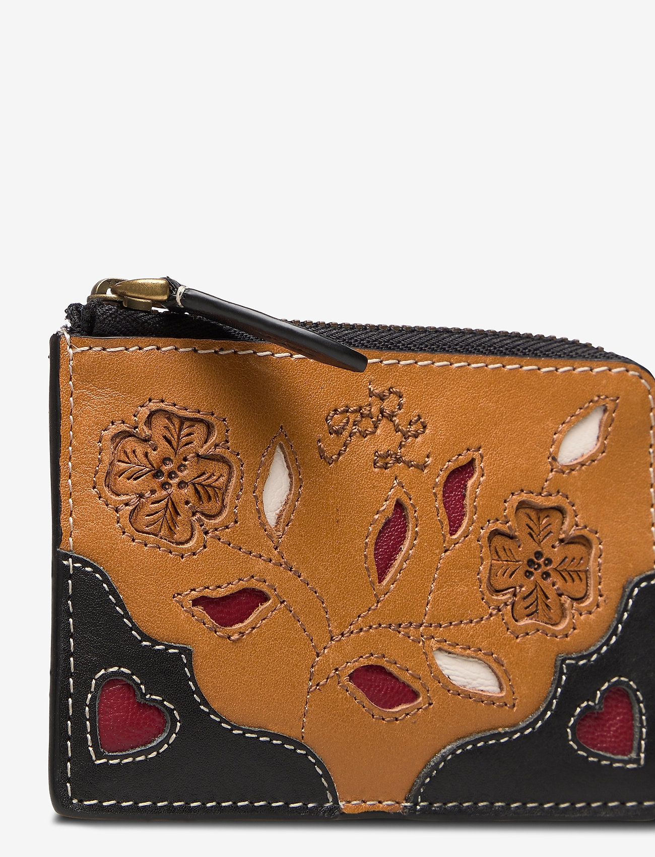 Polo Ralph Lauren - INLAY LEATHER-ZIP CC-CCS-SMA - black multi - 3