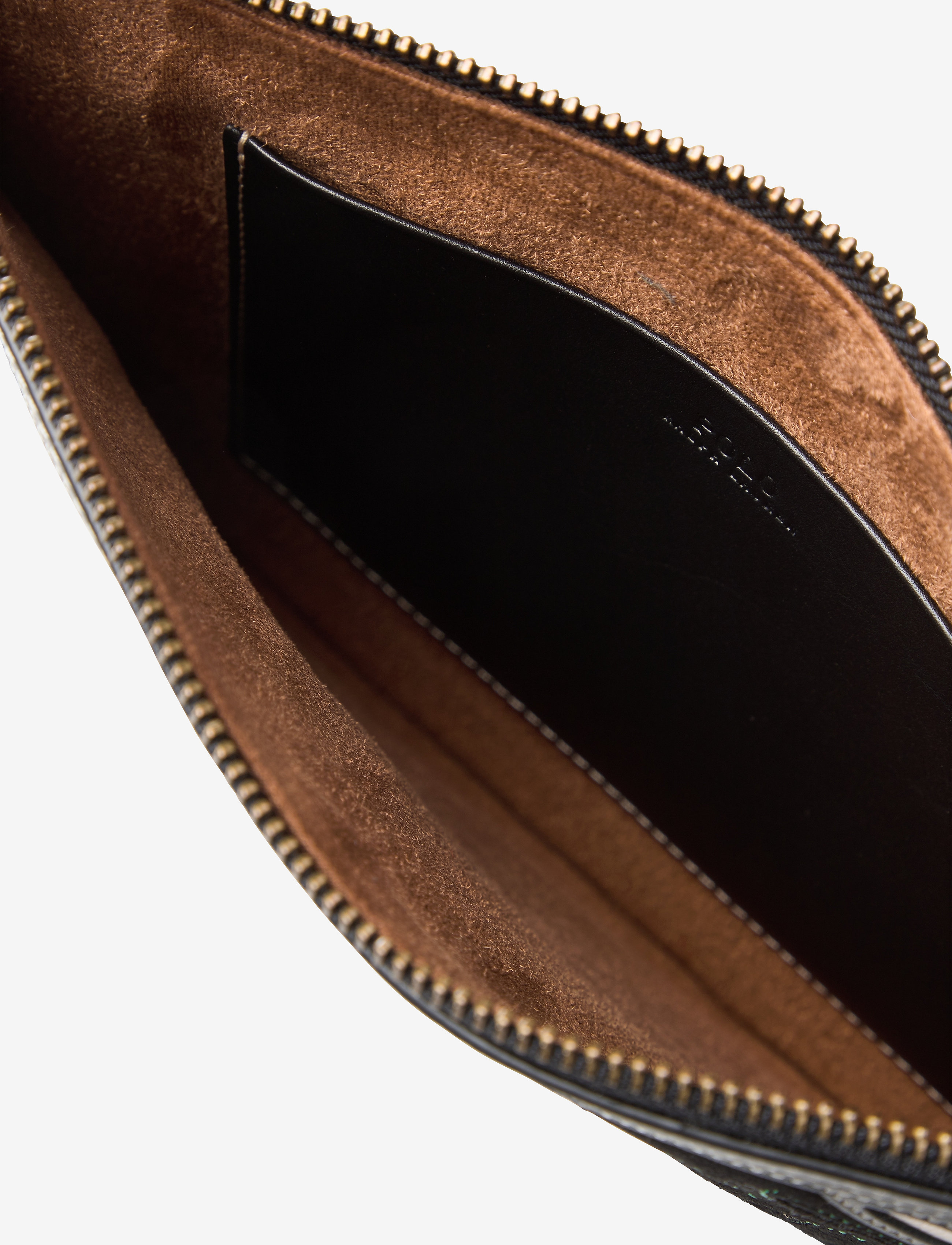Polo Ralph Lauren - INLAY LEATHER-SMALL POUCH-PCH-SMA - black multi - 4