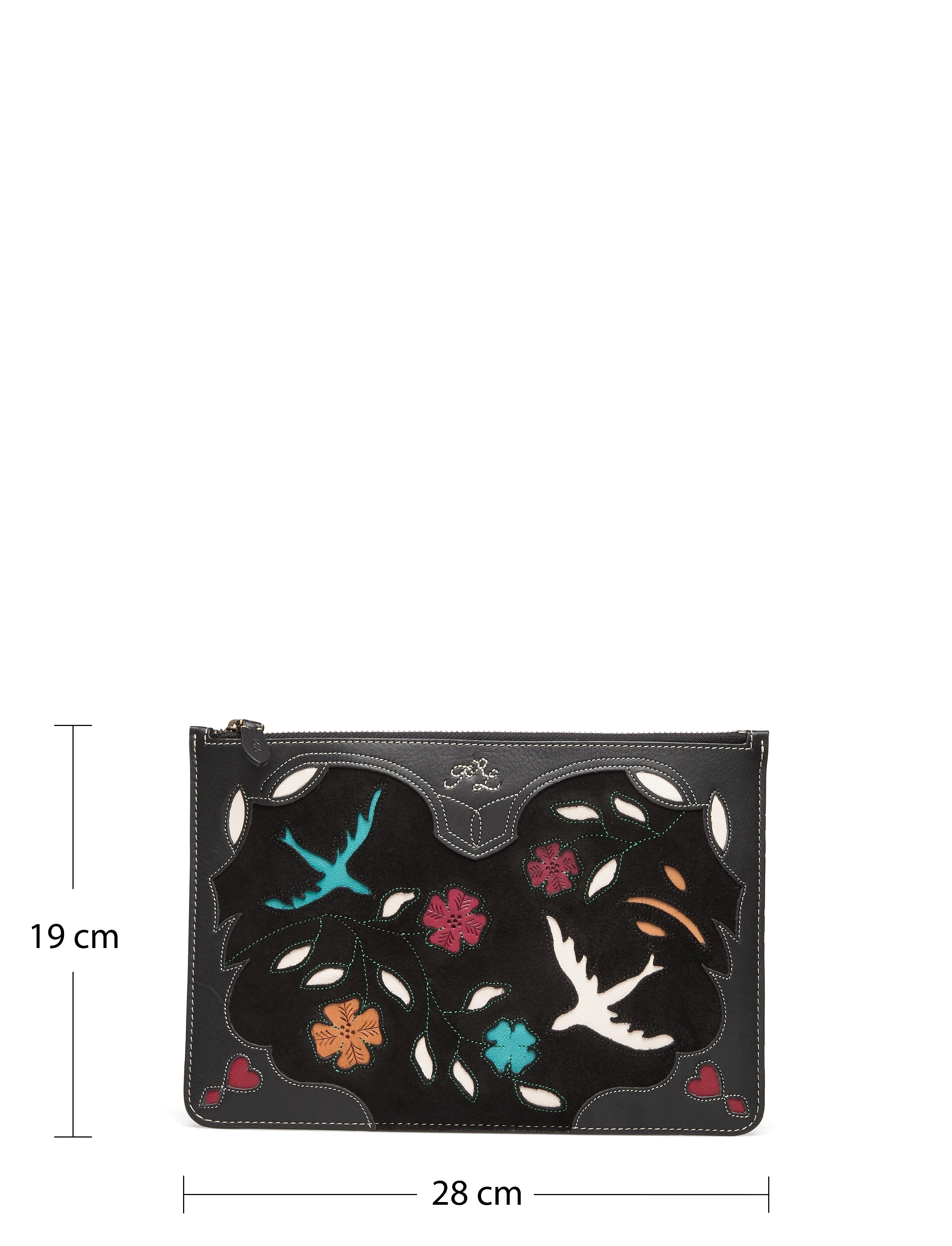 Polo Ralph Lauren - INLAY LEATHER-SMALL POUCH-PCH-SMA - black multi - 5