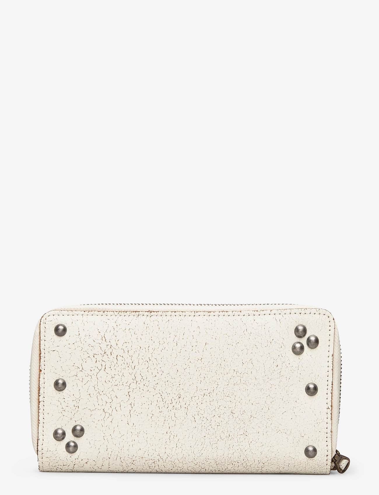 Polo Ralph Lauren - STUDDED DS LTHR-LONG ZIP WLT-WLT-SM - cream - 1