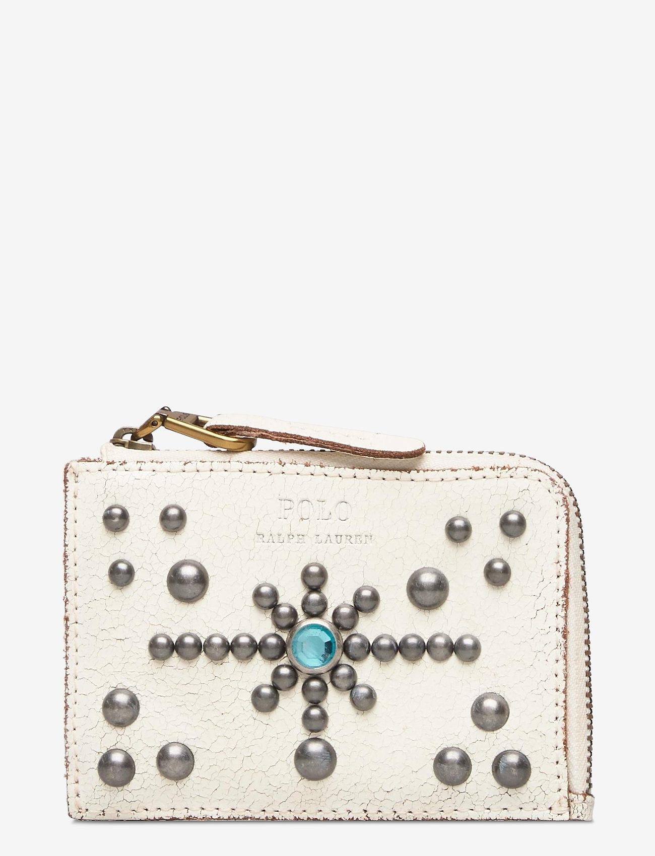 Polo Ralph Lauren - STUDDED DS LTHR-ZIP CC-CCS-SMA - cream - 0