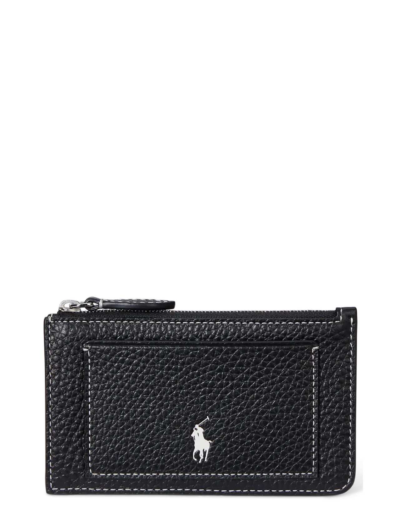 Polo Ralph Lauren Shiny Drum Pebble-Ply Zp Cc-Ccs-Sma, One Size, Card Holders & Wallets, Schwarz - Frauen