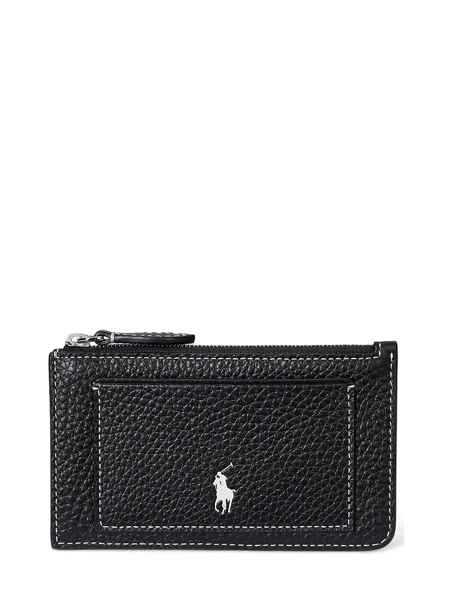 Polo Ralph Lauren - SHINY DRUM PEBBLE-PLY ZP CC-CCS-SMA - käekotid - black - 0