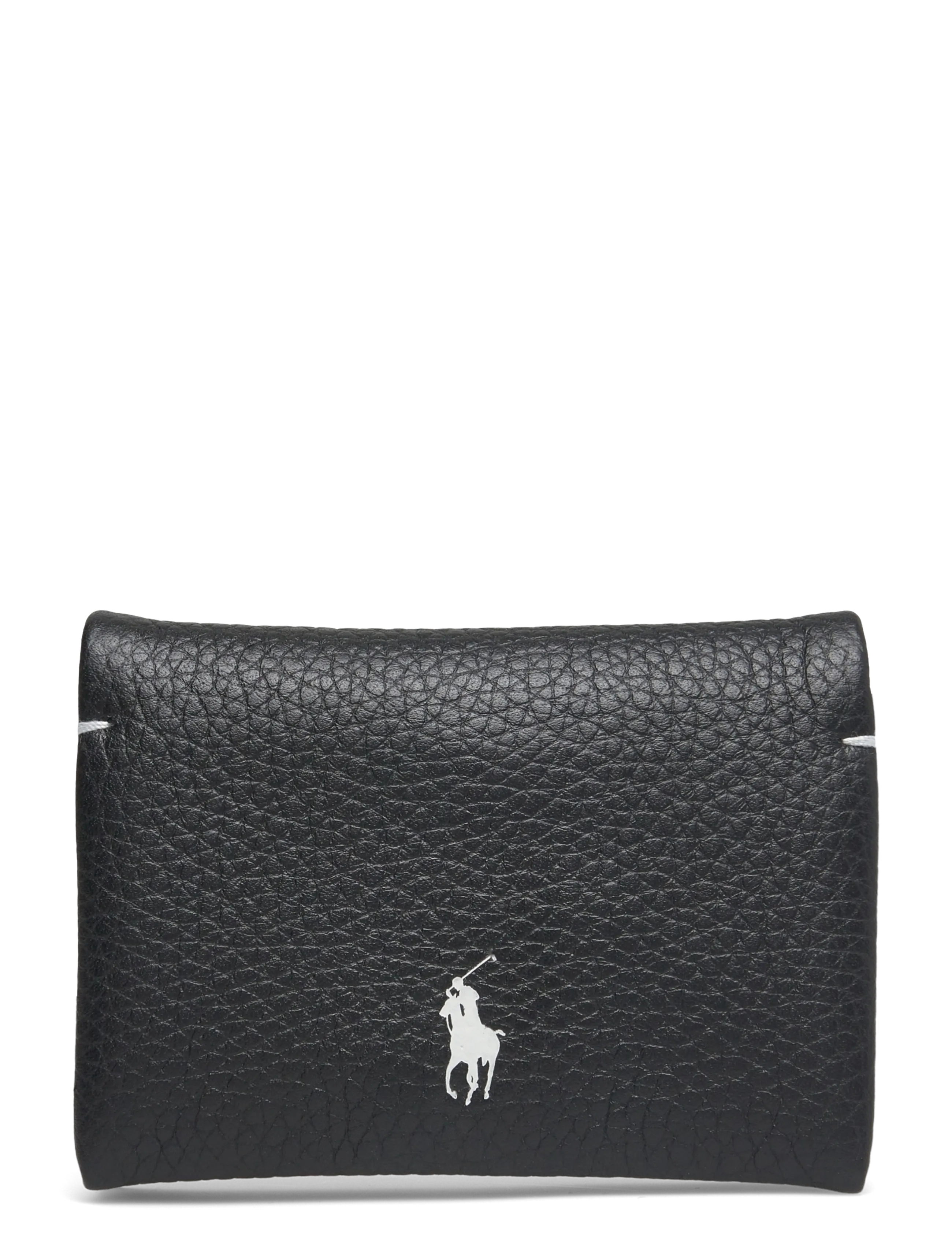 Polo Ralph Lauren Polo Play Leather Snap Card Case, One Size, Black, Kortholdere & Punge > Punge, Dame