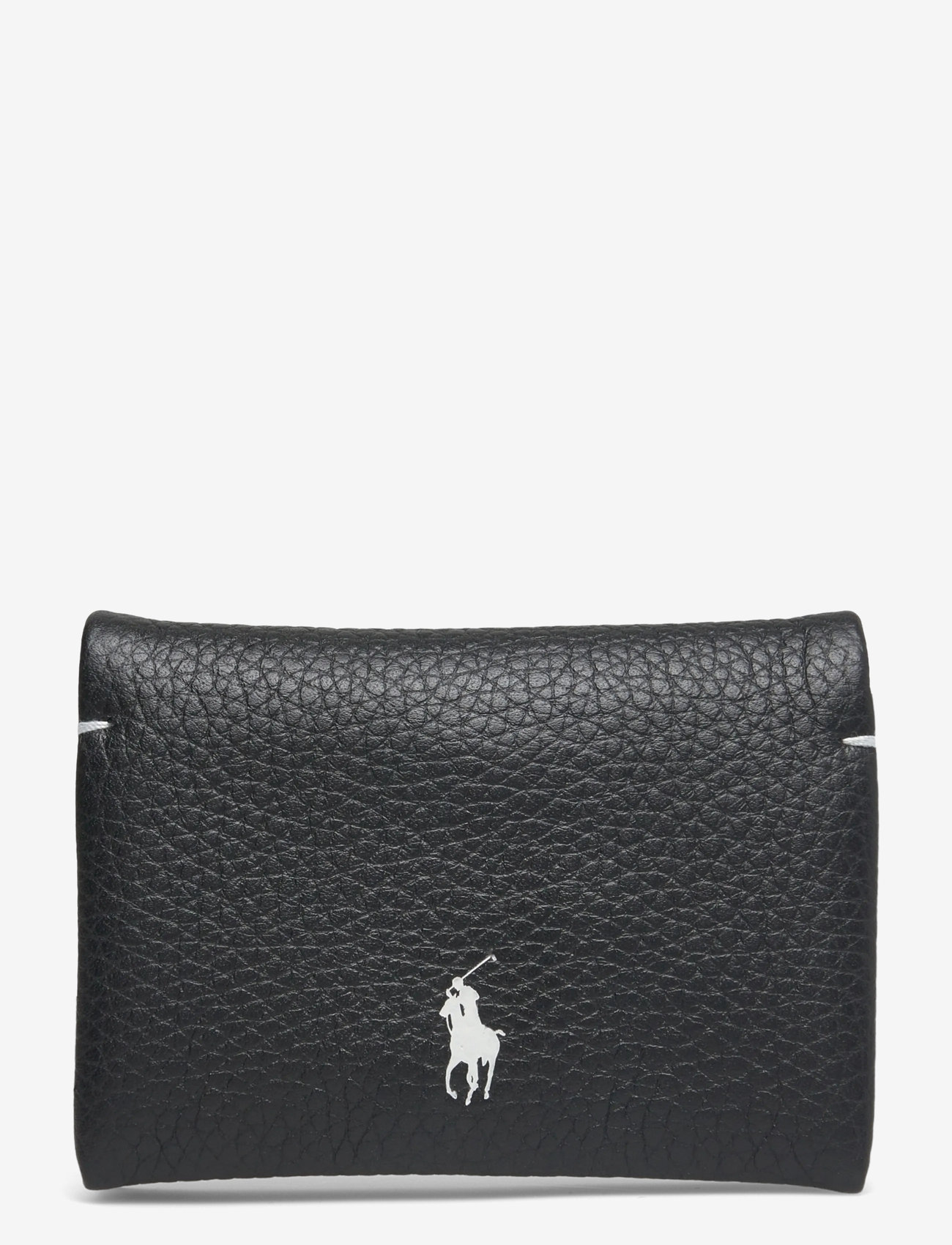 Polo Ralph Lauren - Polo Play Leather Snap Card Case - käekotid - black - 0
