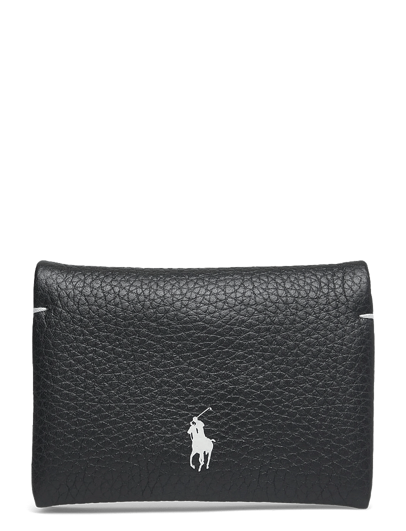 Polo Ralph Lauren - Polo Play Leather Snap Card Case - plånböcker - black - 0