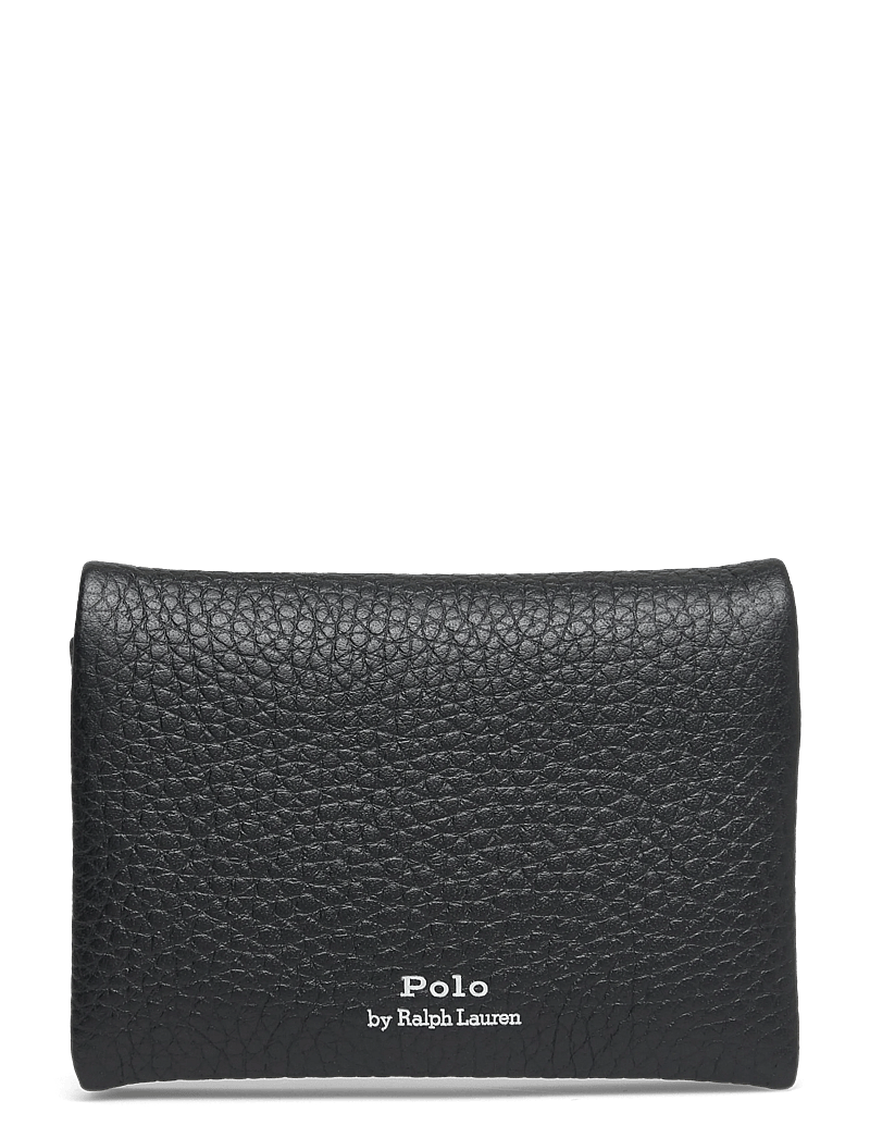 Polo Ralph Lauren - Polo Play Leather Snap Card Case - plånböcker - black - 1