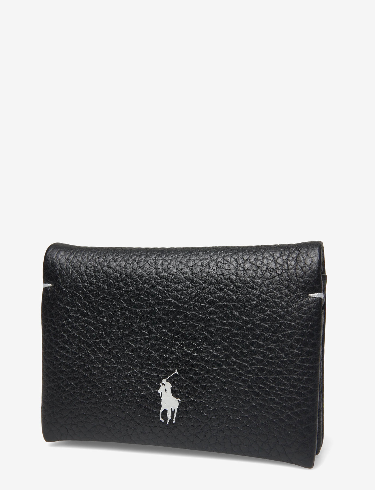 Polo Ralph Lauren - Polo Play Leather Snap Card Case - käekotid - black - 3