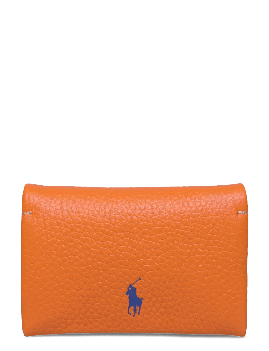Polo Ralph Lauren - Polo Play Leather Snap Card Case - portemonnaies - orange peel - 0