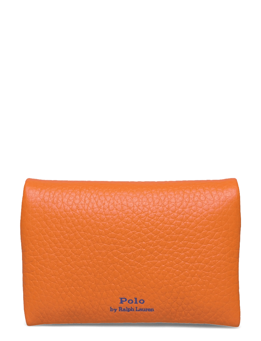 Polo Ralph Lauren - Polo Play Leather Snap Card Case - portemonnaies - orange peel - 1