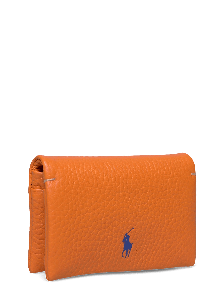 Polo Ralph Lauren - Polo Play Leather Snap Card Case - portemonnaies - orange peel - 2