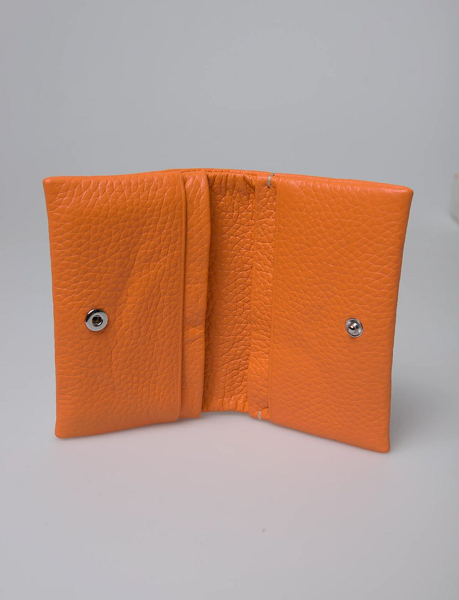Polo Ralph Lauren - Polo Play Leather Snap Card Case - portemonnaies - orange peel - 3