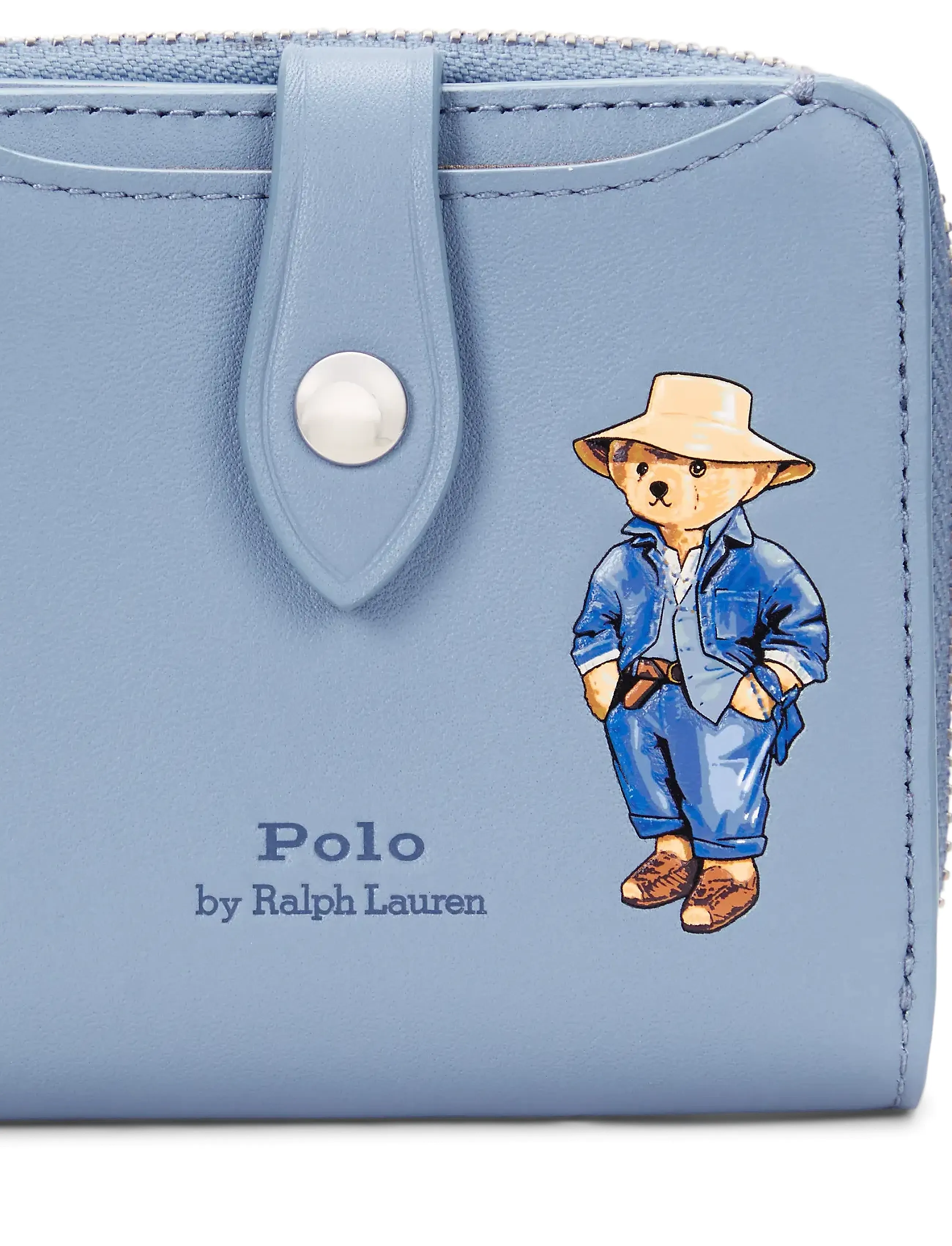 Polo Ralph Lauren - LTHR TRVLR BEAR-CM BLPT SP W-WLT-SM - faded denim - 5